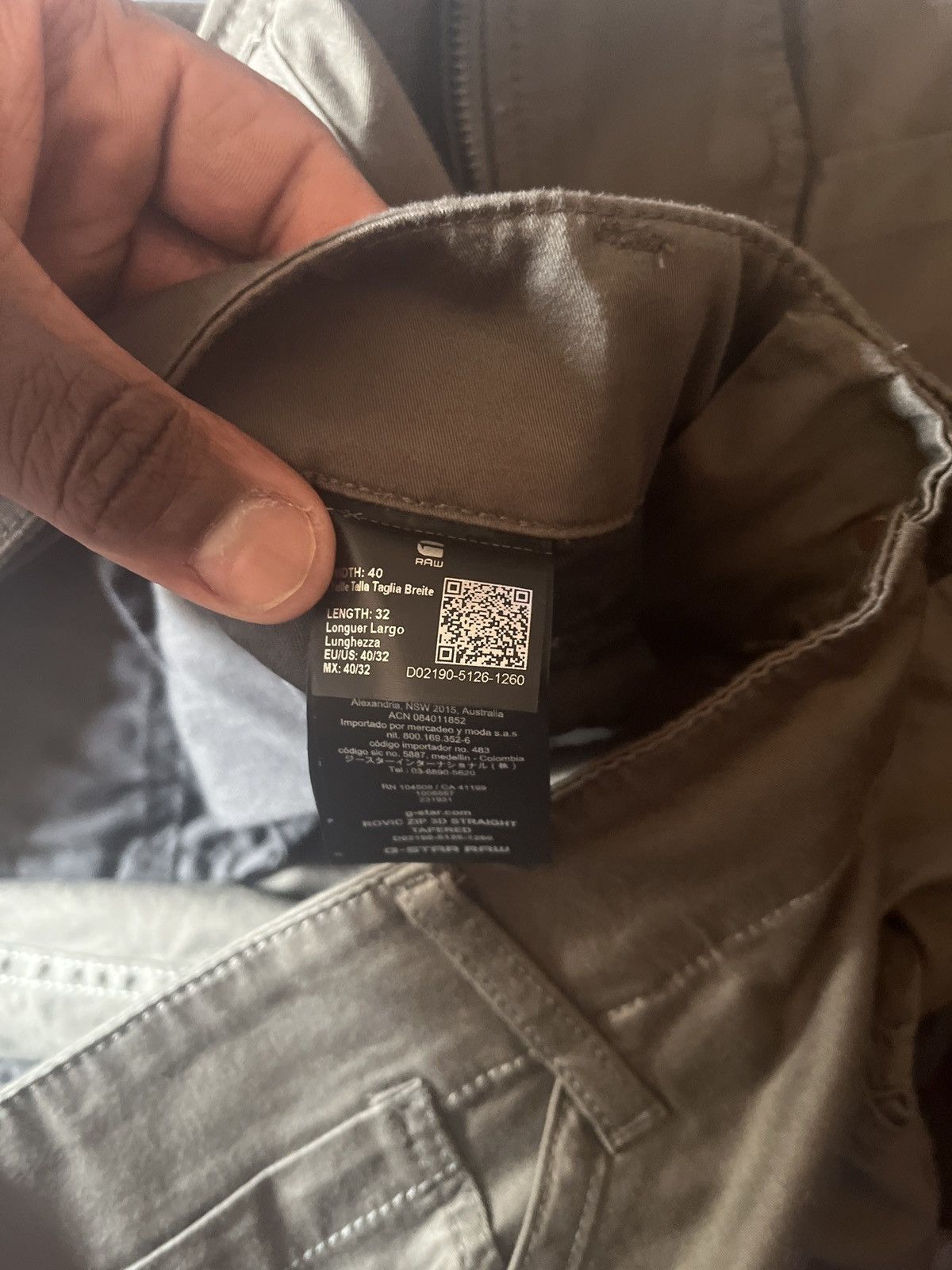 G-Star G Star Raw Grey Cargo Pants 40x32 Size US 40 / EU 56 - 7 Thumbnail