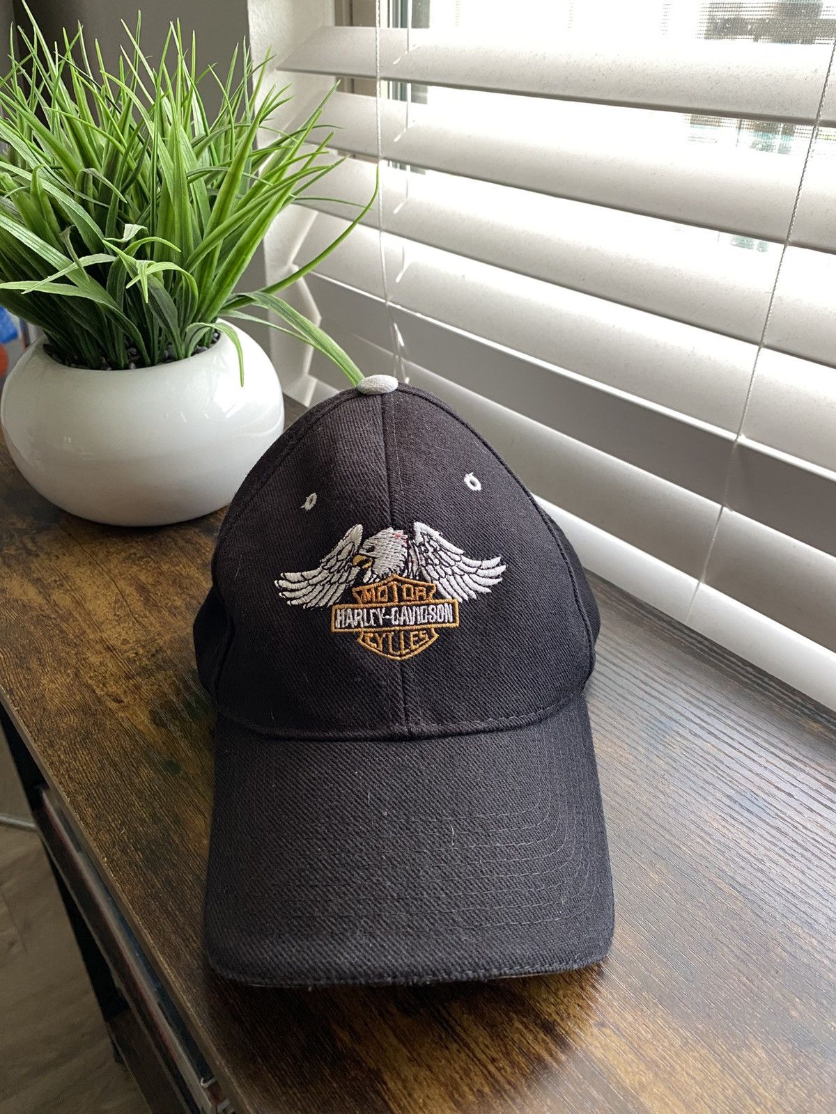 Harley Davidson Vintage Harley Davidson Hat Size ONE SIZE - 1 Thumbnail
