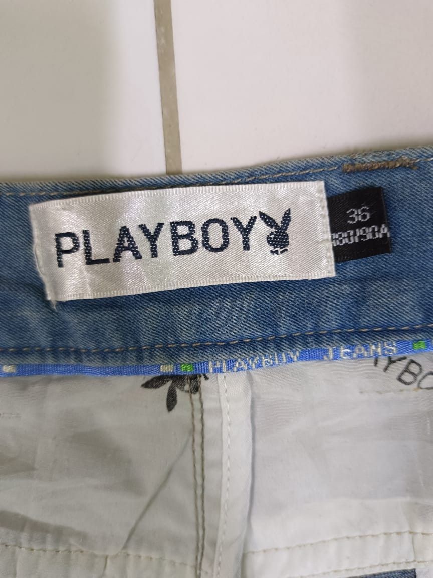 Playboy × Vintage Vintage Playboy Baggy Denim Jeans Pants Size US 37 - 13 Thumbnail