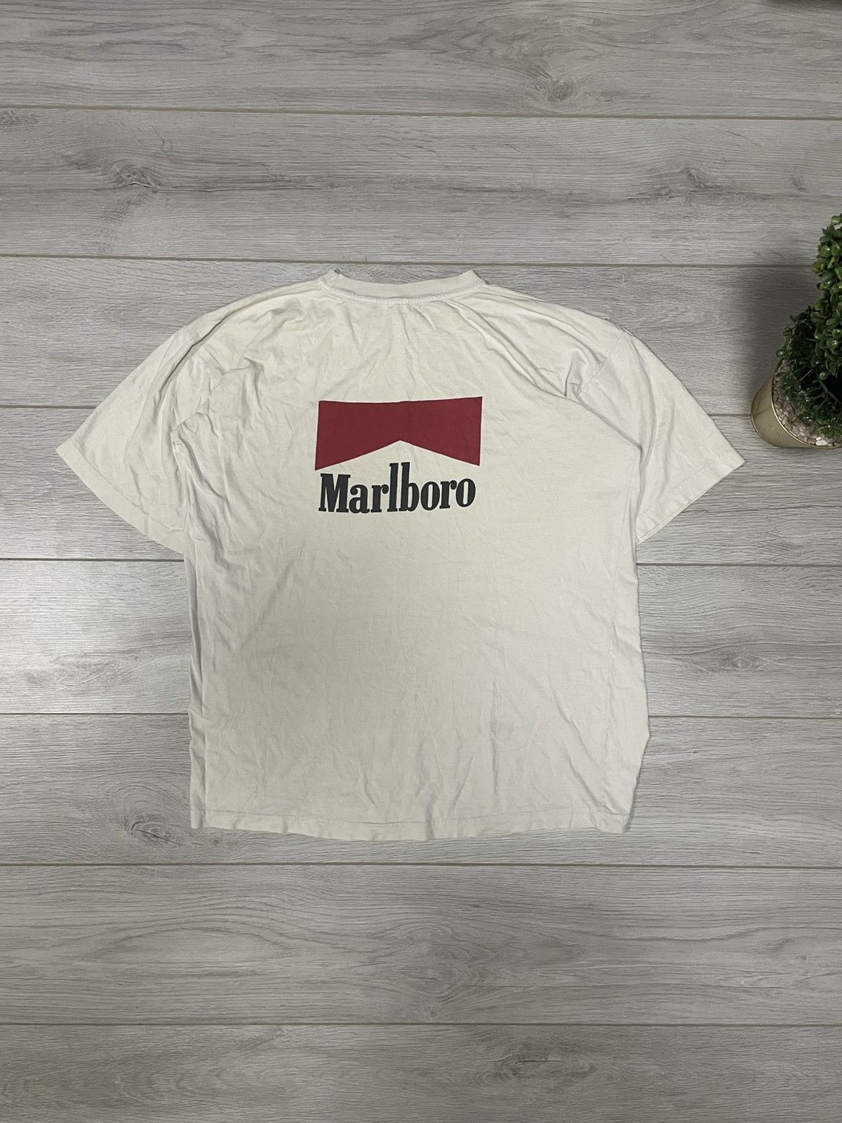 Marlboro Marlboro big logo vintage tee promo t-shirt Size US XL / EU 56 / 4 - 2 Thumbnail