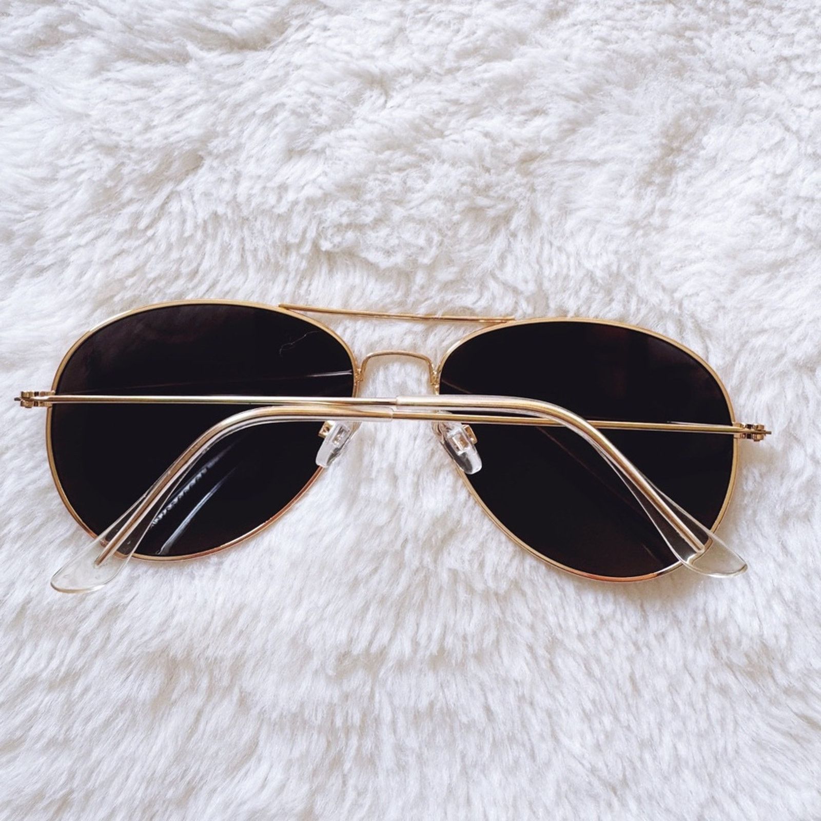 Other Francine Gold W/ Mirrored Lenses Aviator Sunglasses Size ONE SIZE - 14 Thumbnail