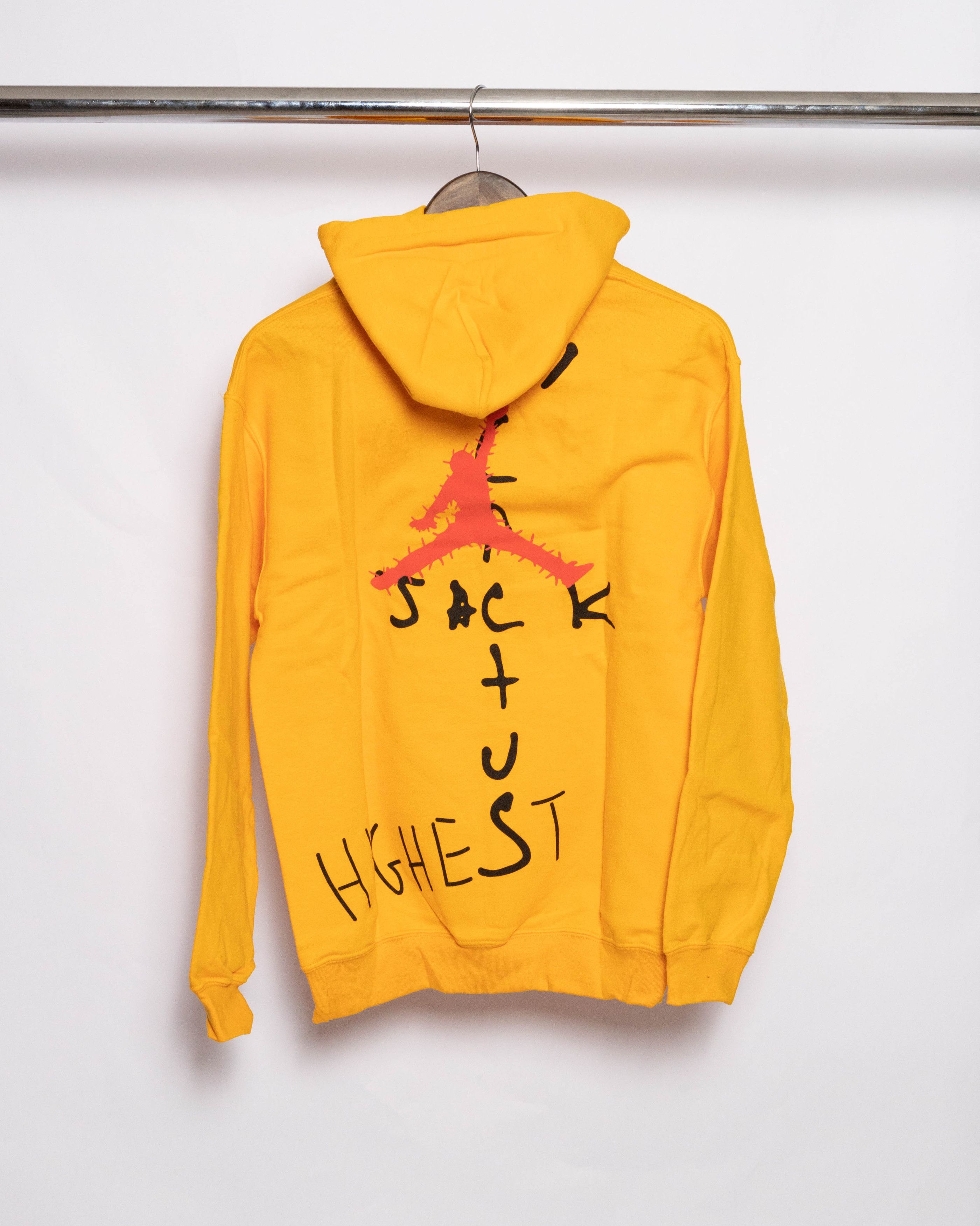 Nike Travis Scott Travis Scott Jordan Cactus Jack Highest Hoodie Yellow Grailed