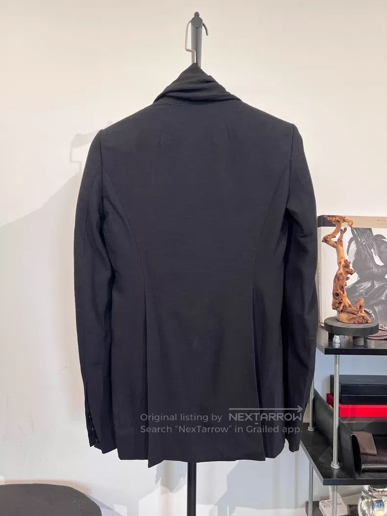 Rick Owens Rick Owens Pleated satin lapel blazer jacket Size US S / EU 44-46 / 1 - 2 Thumbnail