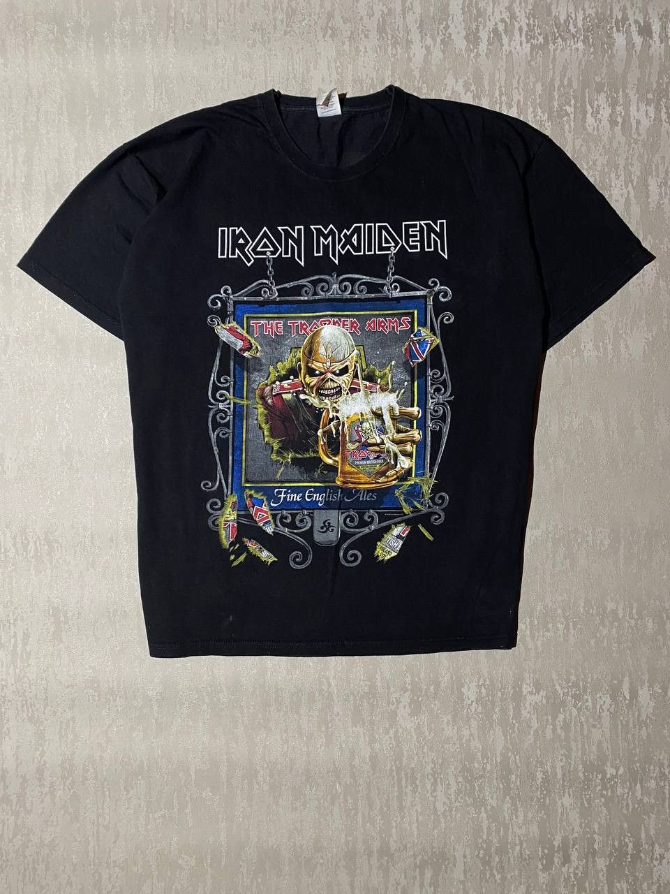 Iron Maiden × Vintage Iron Maiden Tour Shirt The Trooper Arms Legacy of the Beast Size US XXL / EU 58 / 5 - 1 Thumbnail