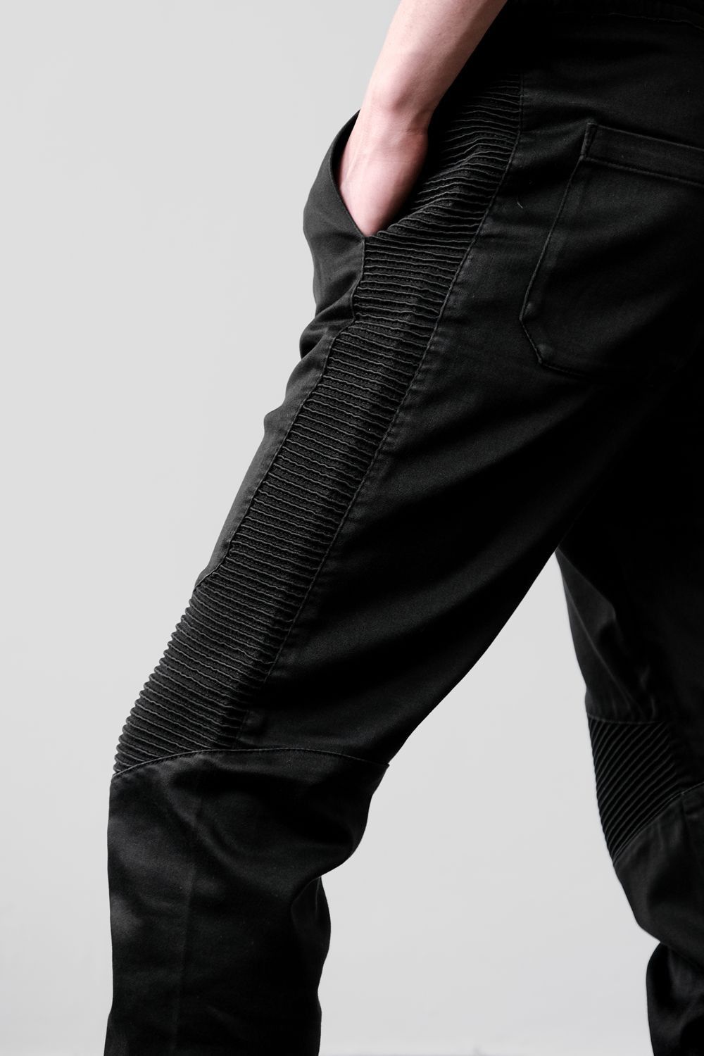 Balmain BALMAIN Ribbed Paneled Biker Sweatpants Size US 33 - 5 Thumbnail