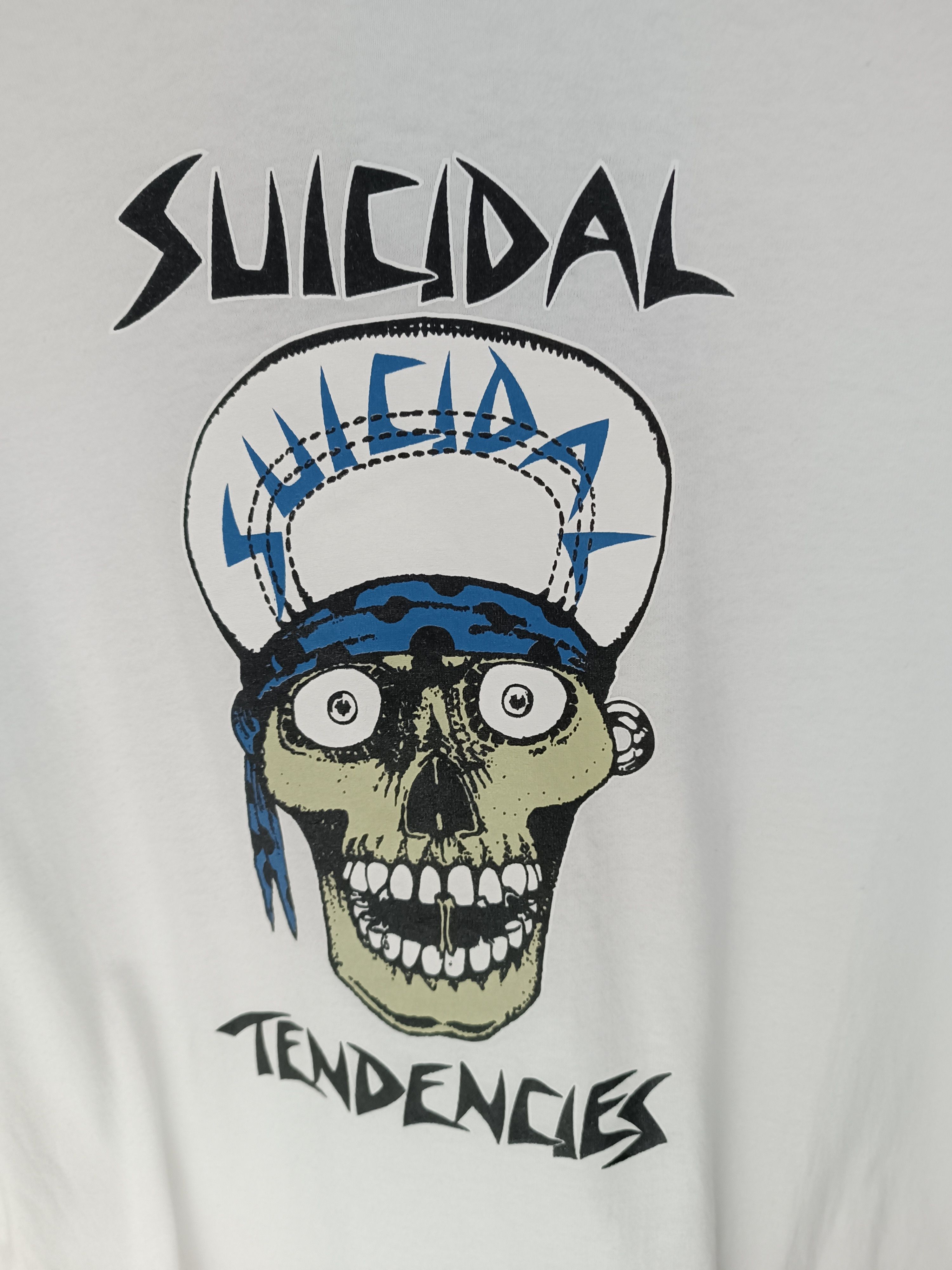Band Tees VINTAGE 2000s SUICIDAL TENDENCIES THRASH SKULL LOGO TEE Size US M / EU 48-50 / 2 - 8 Thumbnail