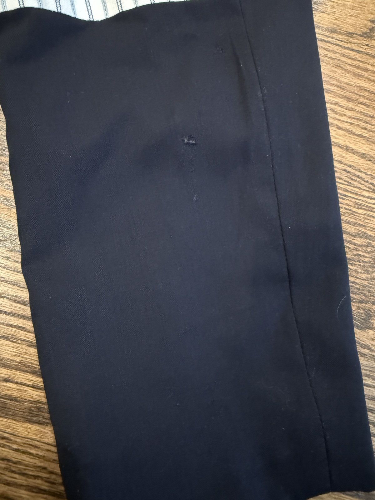 Yohji Yamamoto Yohji Yamamoto Pour Homme SS93 Pinstripe Switching Jacket Size US M / EU 48-50 / 2 - 7 Thumbnail