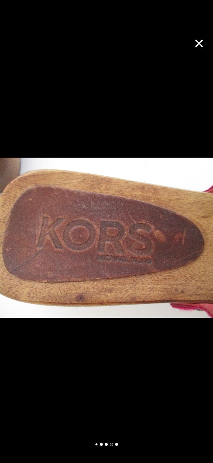 Michael Kors Vintage Michael Kors Open Toe Clogs fuchsia calfskin Size US 7 / IT 37 - 6 Thumbnail