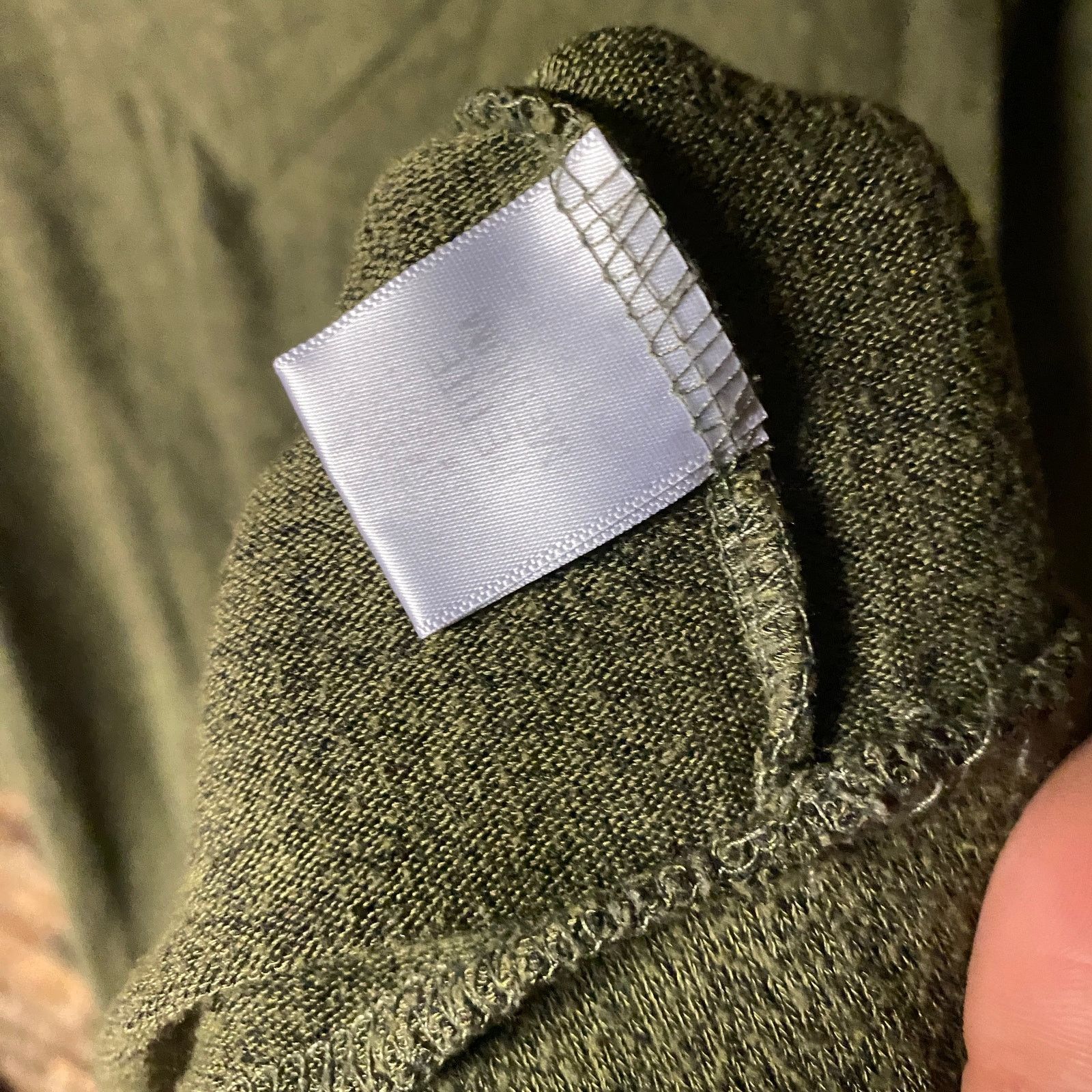 Other Harlowe & Graham Olive Green V-Neck Knit Sweater PM Size M / US 6-8 / IT 42-44 - 5 Thumbnail