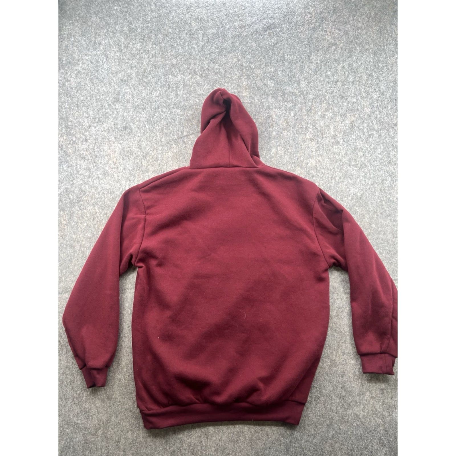 Vintage Original Deluxe Mens Hoodie XL Brown Embroidered 100% Polyester Fleece Pullover Casual Streetwear Hoodie Menswear Christmas2023? Size US XL / EU 56 / 4 - 6 Thumbnail