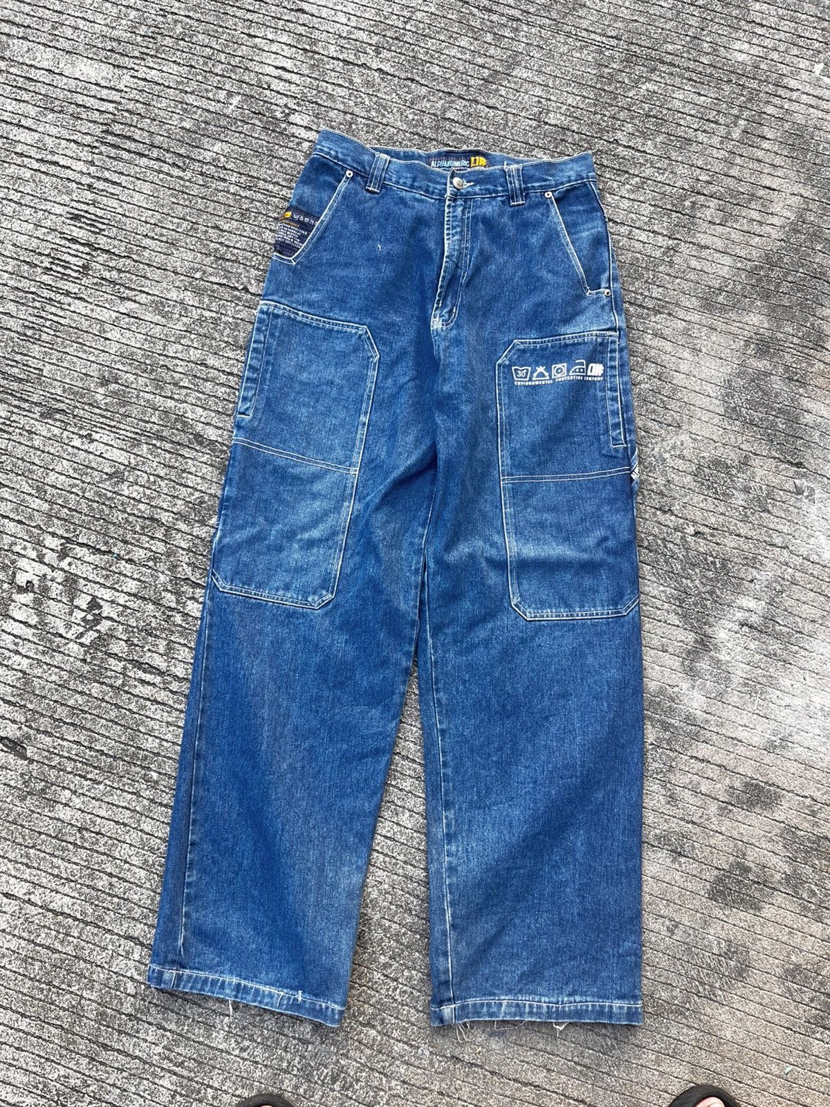 Other Vintage 90s-00s ALPHANUMERIC Streetwear Pants Size US 30 / EU 46 - 2 Thumbnail