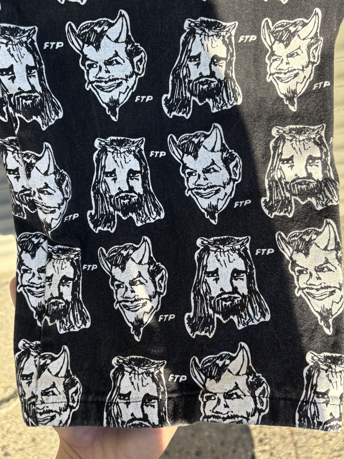 Fuck The Population FTP “Heaven and Hell” Black Pants Size US 34 / EU 50 - 3 Thumbnail