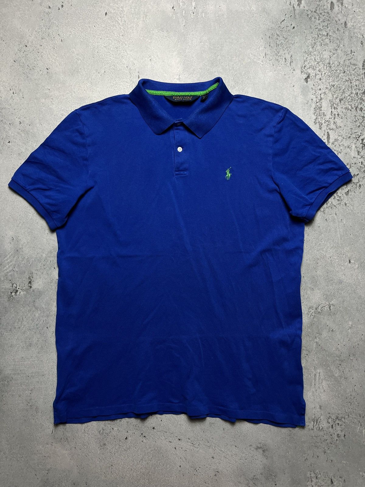 Polo Ralph Lauren Vintage Distressed Polo Ralph Lauren Big Logo Polo Tee Size US XL / EU 56 / 4 - 2 Thumbnail