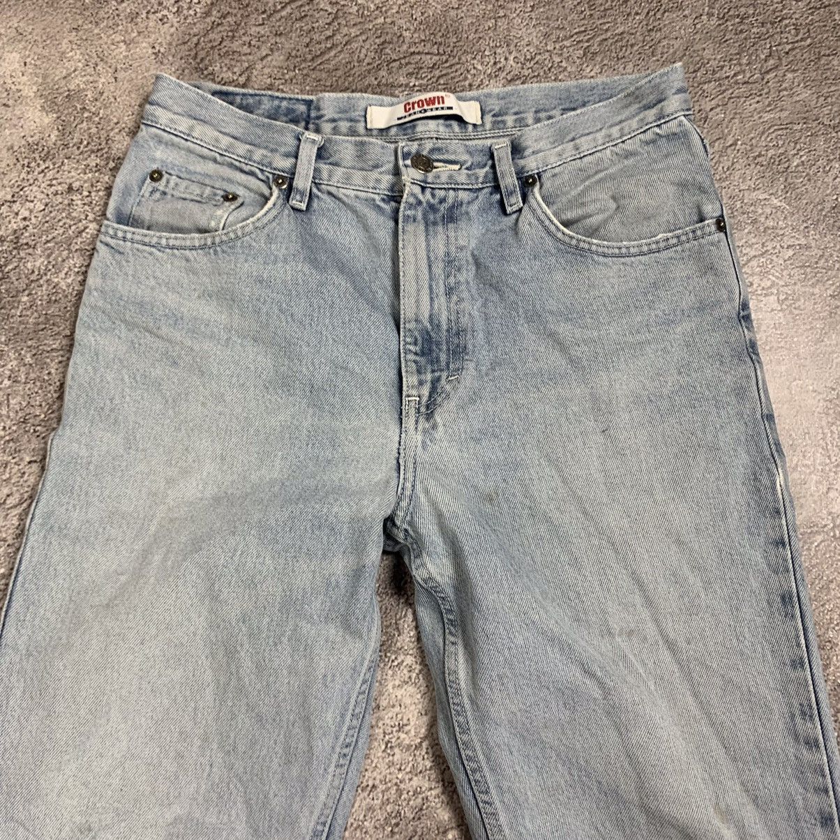 Vintage Vintage 90s Distressed Flared Jeans Grunge Baggy Y2K Logo 30 Size US 30 / EU 46 - 3 Thumbnail