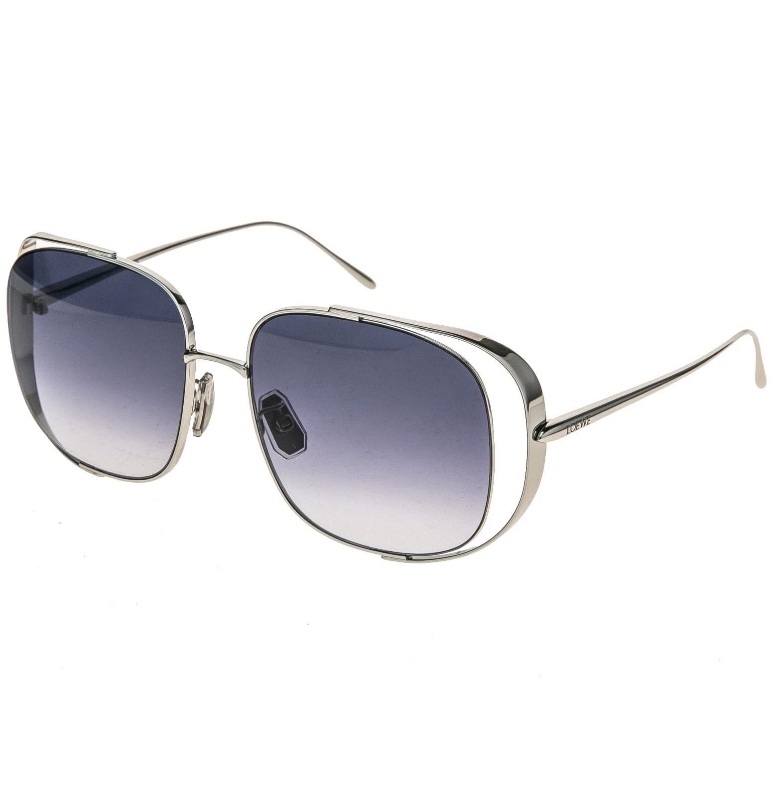 Loewe LOEWE LW40148U 40148 Metal SIGNATURE Mask Silver Blue 16W Size ONE SIZE - 4 Thumbnail
