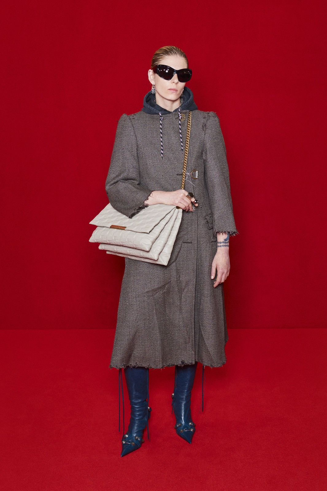 Balenciaga Balenciaga Hooded Coat Spring 2022 Size XS / US 0-2 / IT 36-38 - 5 Thumbnail