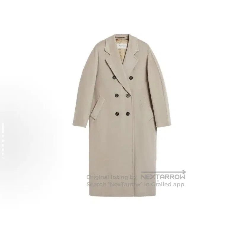 Max Mara MaxMara Elegant Brown Women's Long Coat . Size S / US 4 / IT 40 - 1 Thumbnail