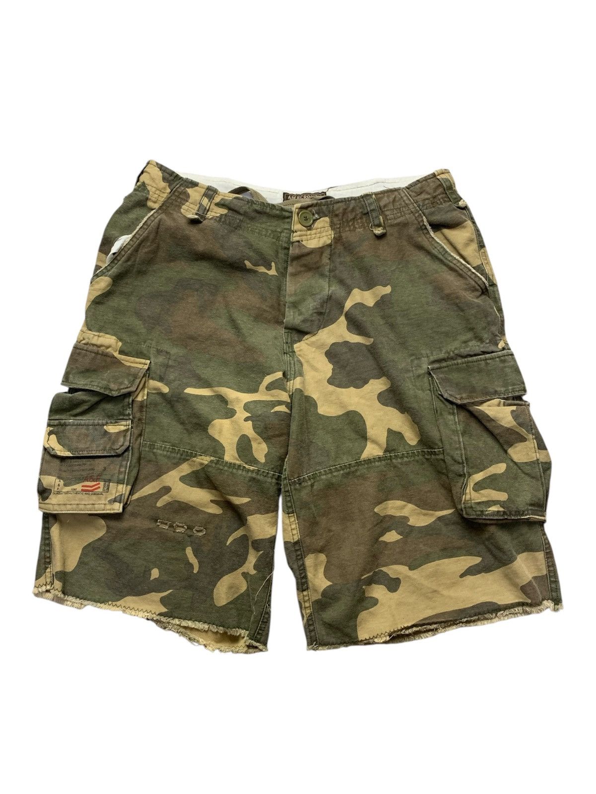 Abercrombie & Fitch 🐍 SOLD 🐍Abercrombie & Fitch - Trash Faded Cargo Camo Pants Size US 32 / EU 48 - 1 Thumbnail