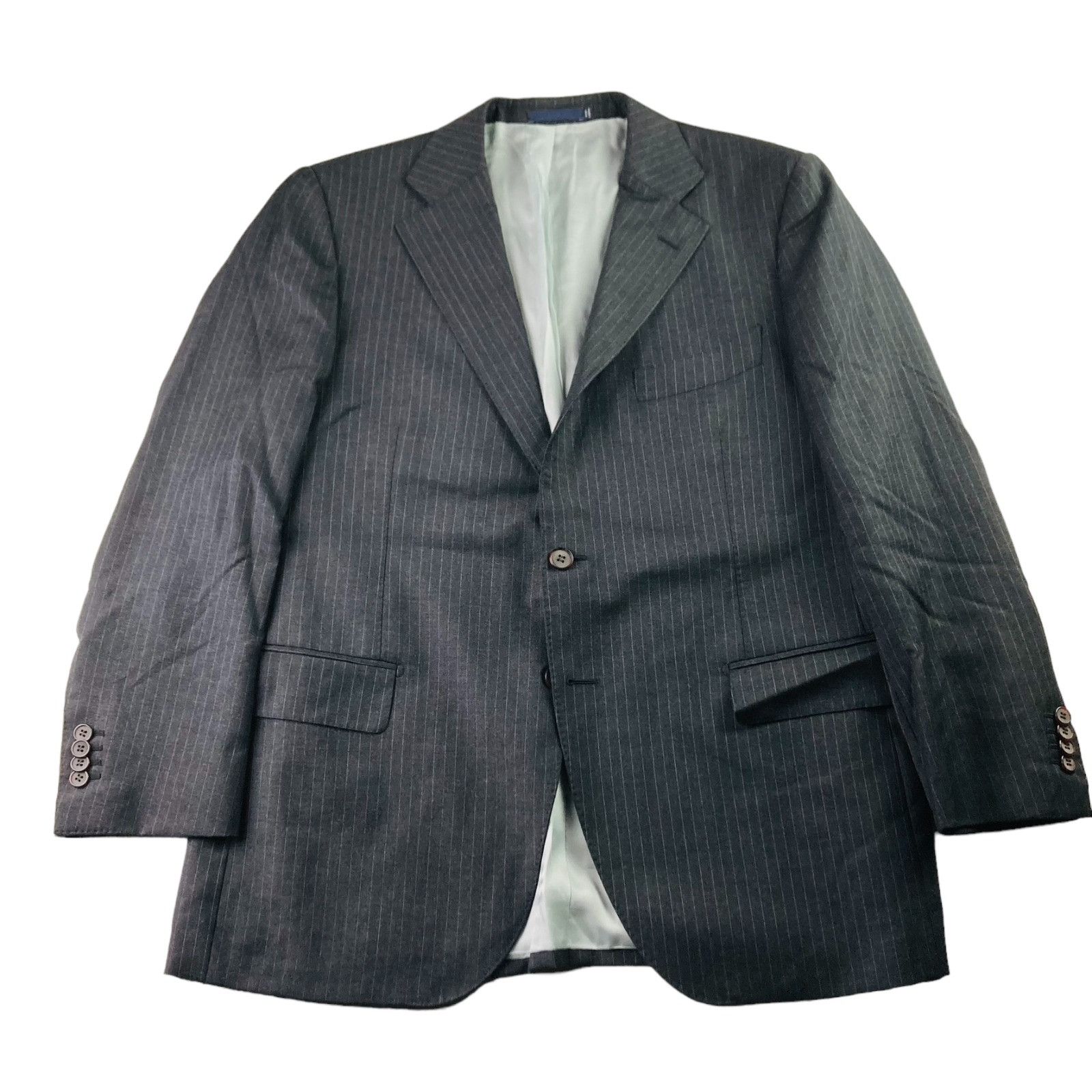 Suitsupply Suitsupply Men's Lazio Slim Super 110's Blazer/Jacket Gray P Size 46S - 2 Thumbnail