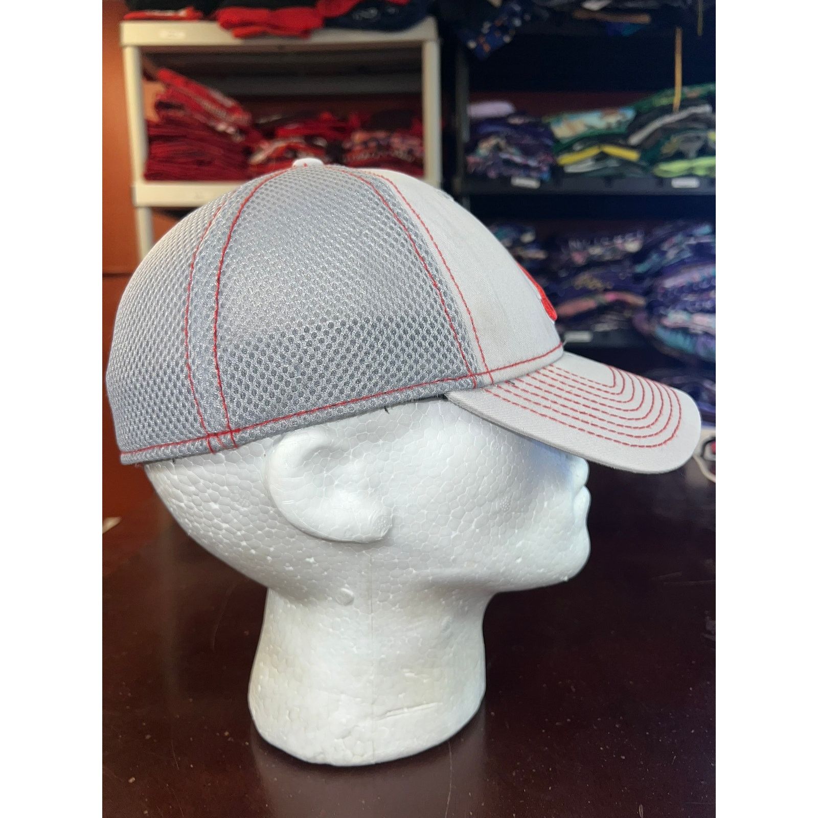 New Era Atlanta Braves White Hat New Era Team Neo MLB Baseball Cap Size ONE SIZE - 5 Thumbnail