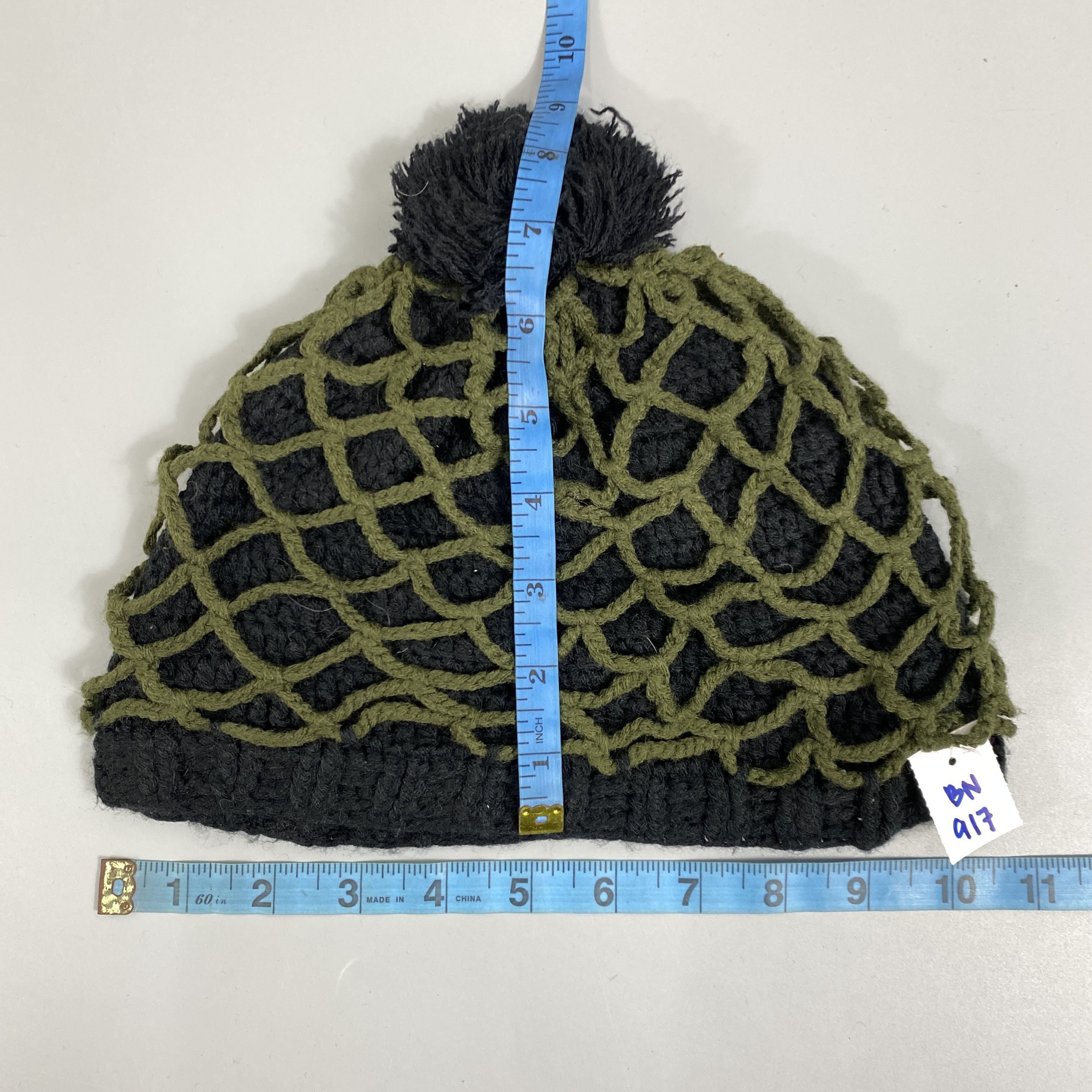 Japanese Brand Crochet Cable Beanie Hats -BN917 Size ONE SIZE - 5 Thumbnail