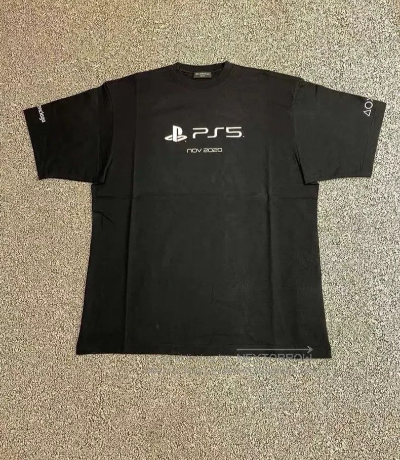Balenciaga Balenciaga Printed T-Shirt Short Sleeve Slim Fit Size US XS / EU 42 / 0 - 1 Thumbnail