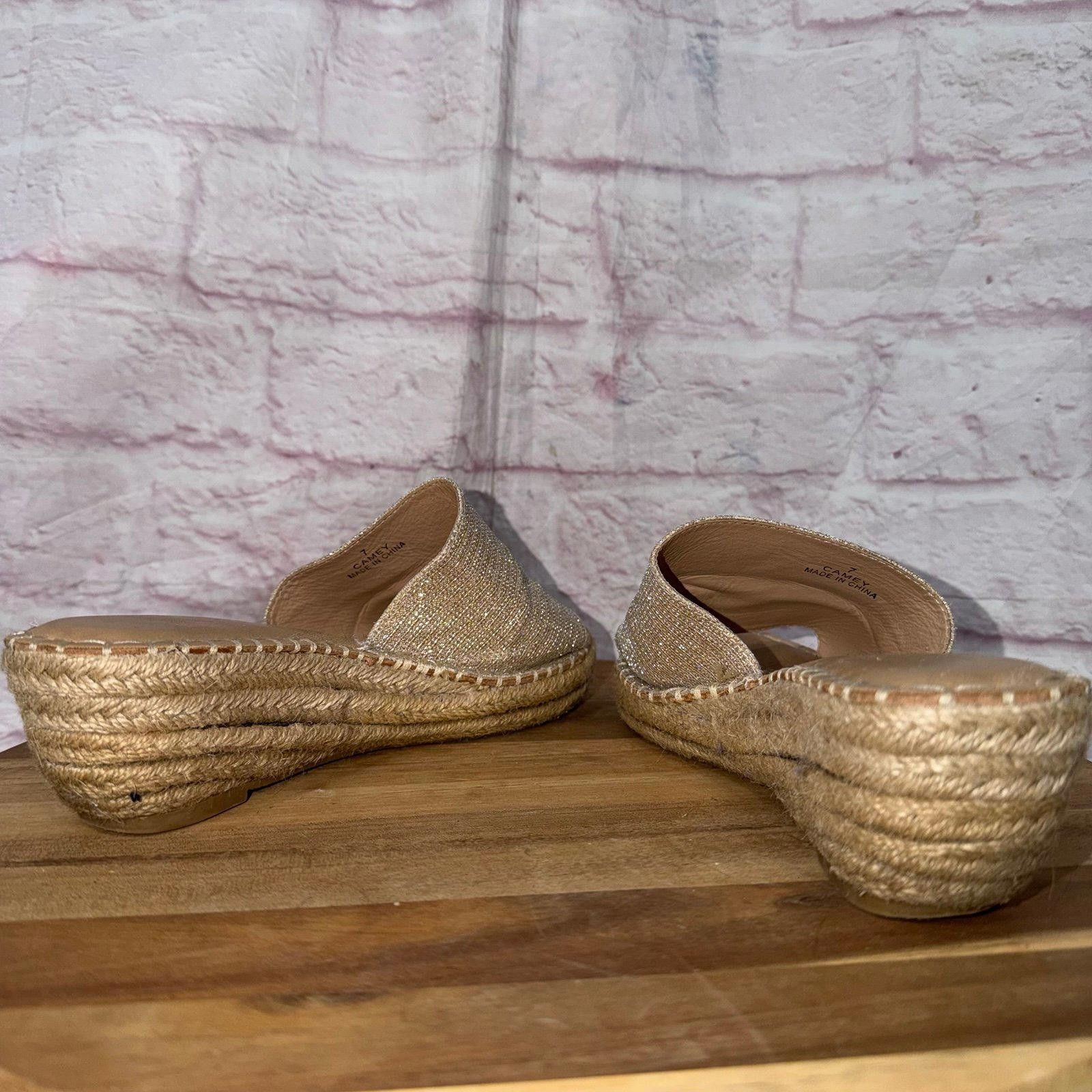 Other Catherine Malandrino Gold Espadrille Sandals Size 7 Size US 7 / IT 37 - 3 Thumbnail