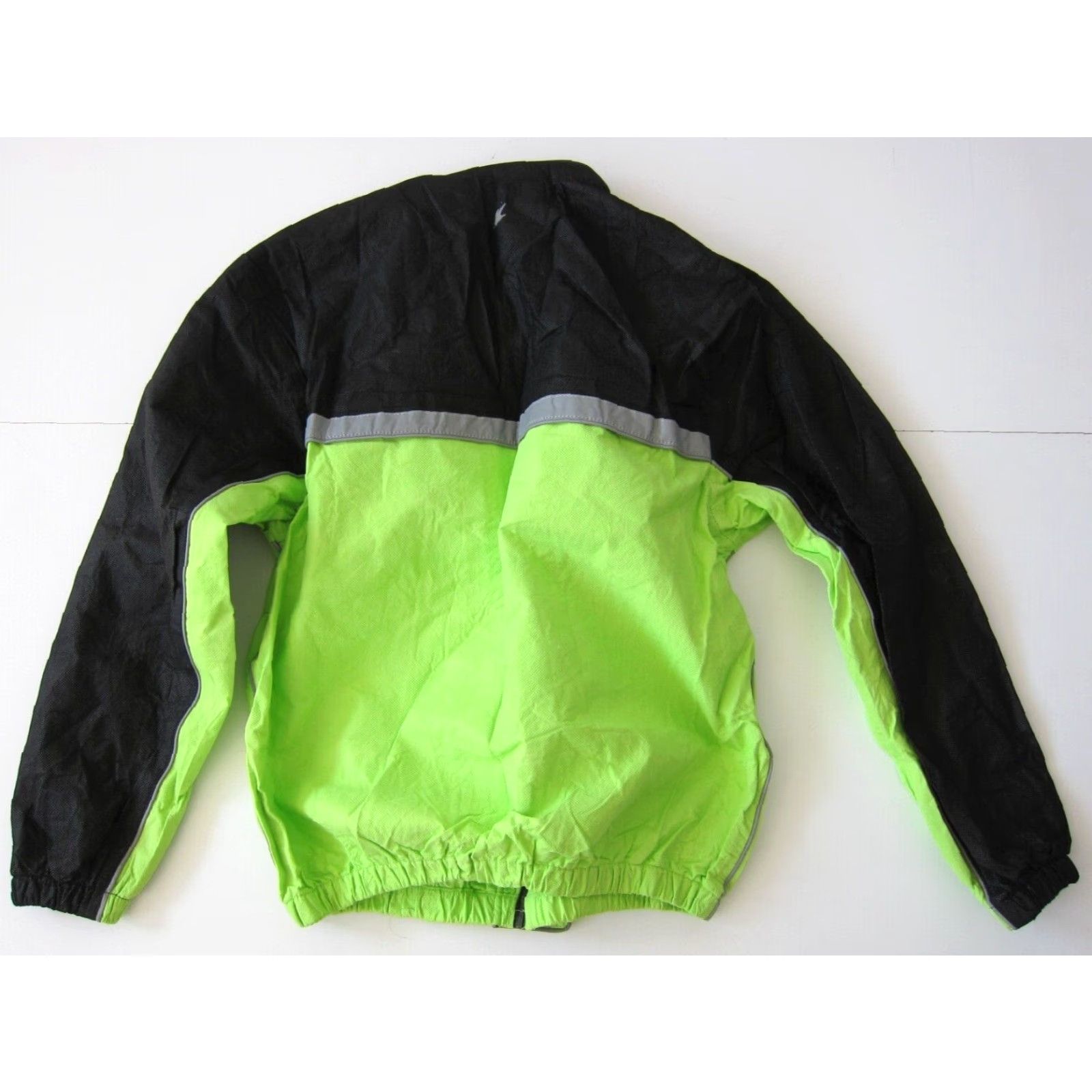 Vintage Frogg Toggs Hi Visibility Green Black Hooded Reflective Motorcycle Rain Jacket S Mens Jacket Size US S / EU 44-46 / 1 - 2 Thumbnail