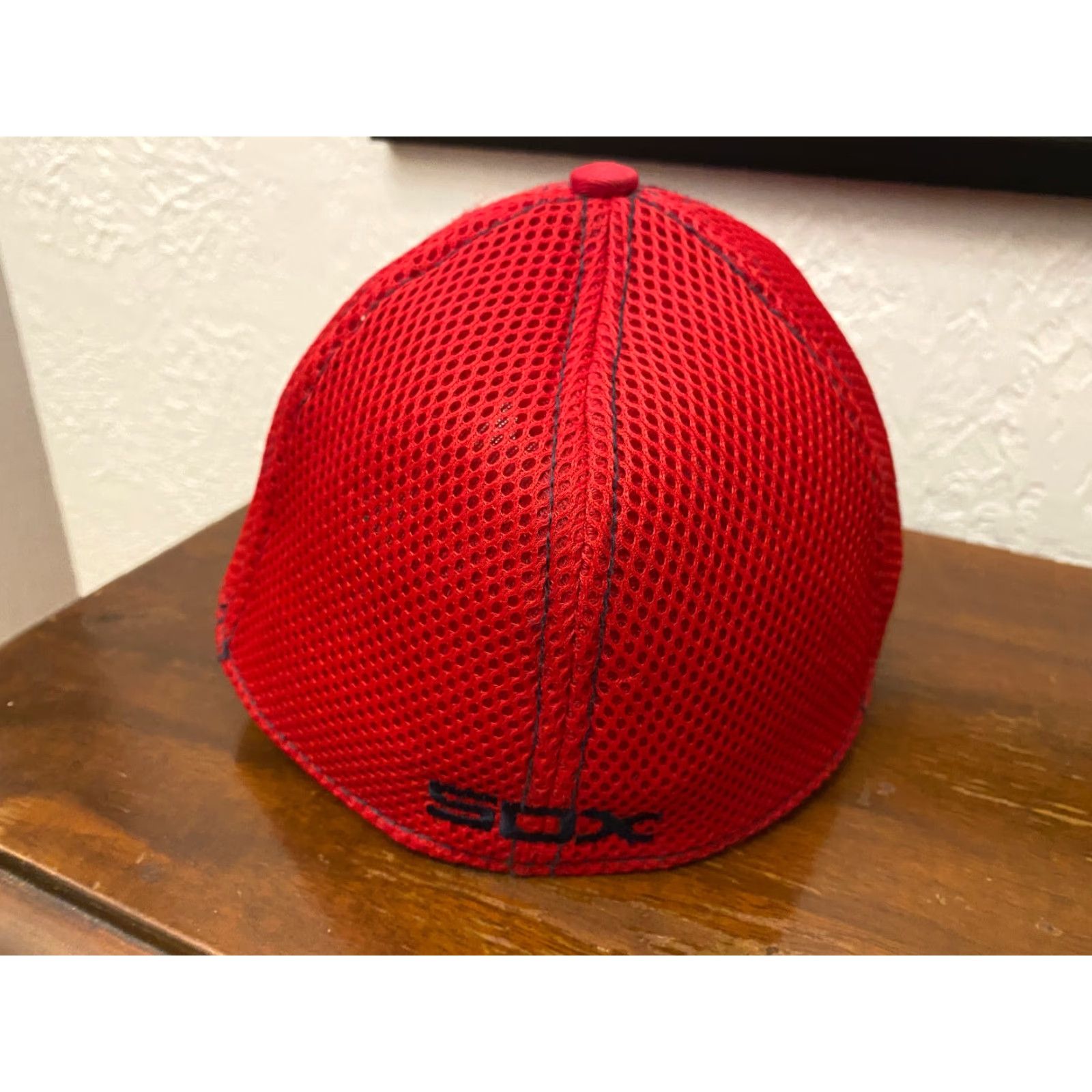 New Era New Era 39Thirty Chicago White Sox MLB Ball Cap Hat Fitted S/M Baseball Cap Mens Red White Blue Size ONE SIZE - 4 Thumbnail