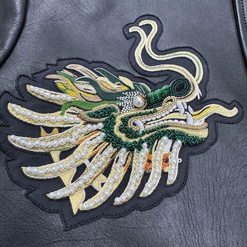 Louis Vuitton louis vuitton dragon embroidered leather jacket-2507 Size US M / EU 48-50 / 2 - 5 Thumbnail