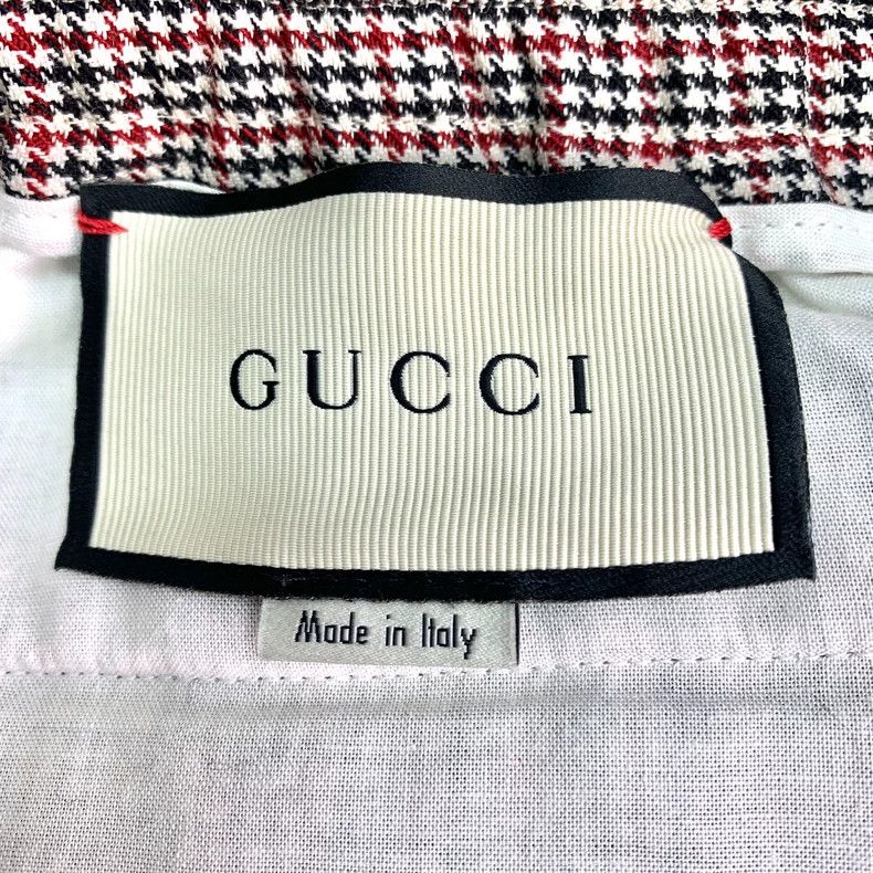 Gucci GucciColor-blocked striped check check drawstring cotton ca Size US 34 / EU 50 - 6 Thumbnail