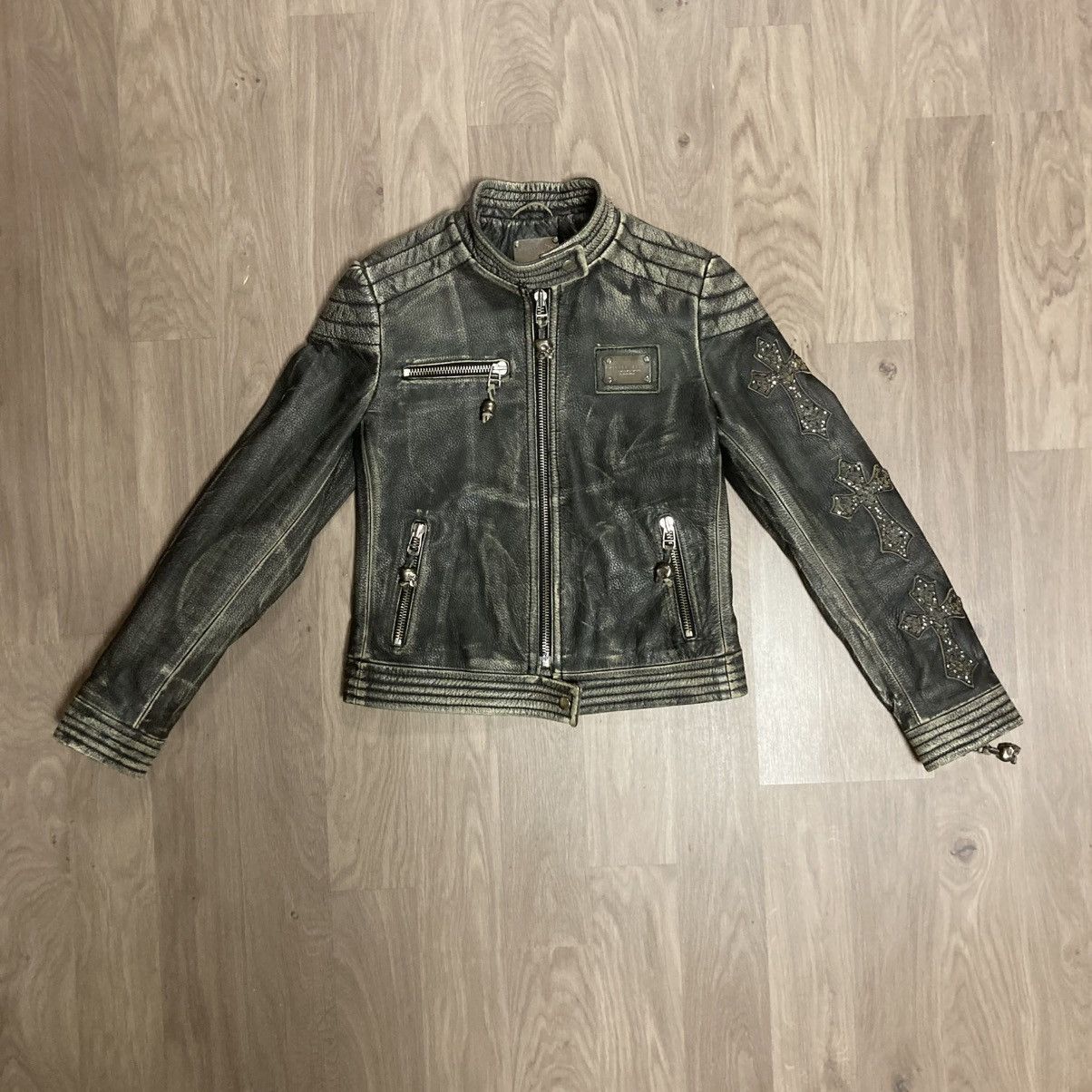 Philipp Plein Philipp Plein Lederjacke Swarovski Limited Edition Size S / US 4 / IT 40 - 3 Thumbnail