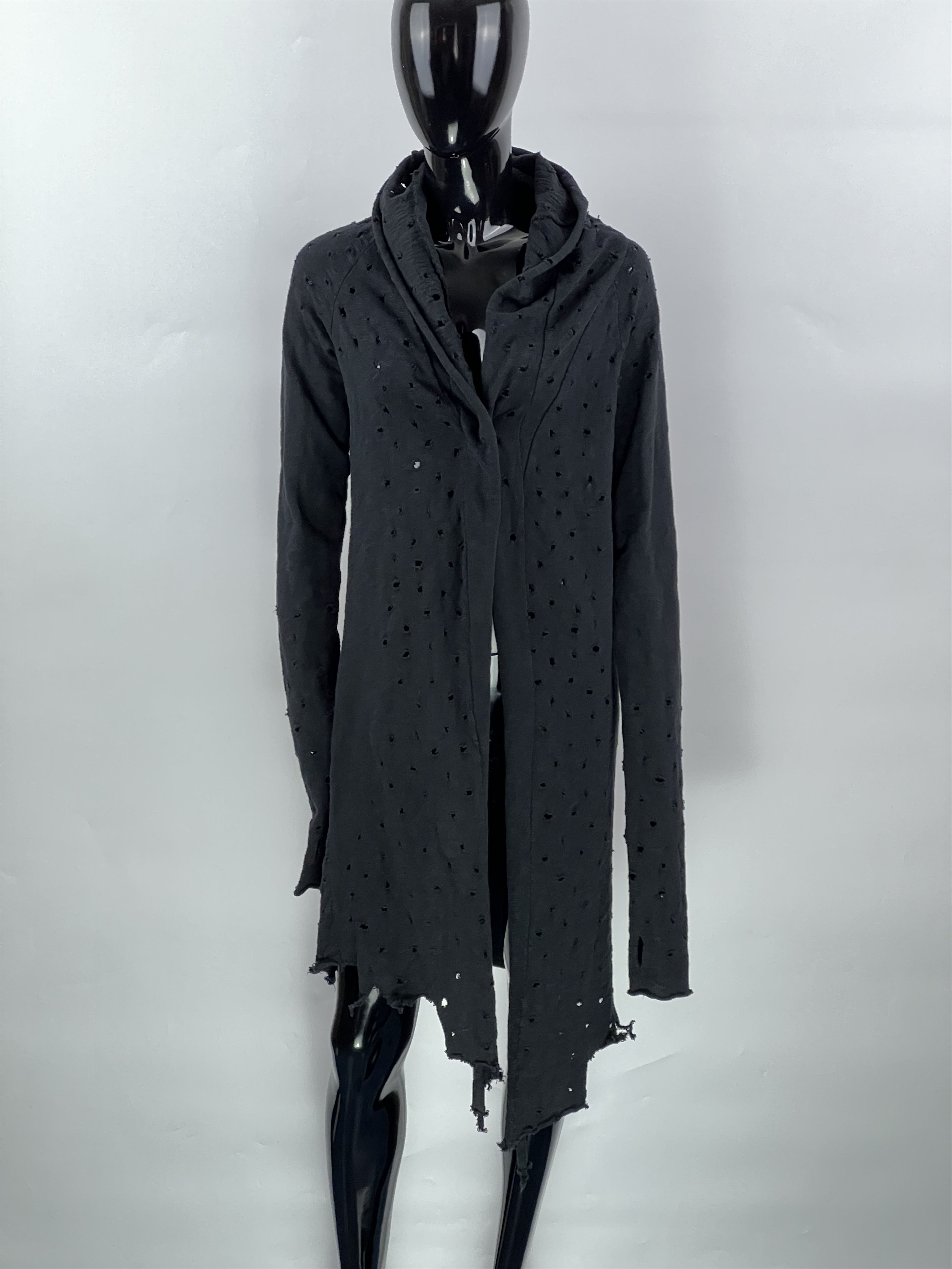 Thom Krom Thom Krom Asymmetrical Distressed Open Cardigan Size M Size M / US 6-8 / IT 42-44 - 2 Thumbnail