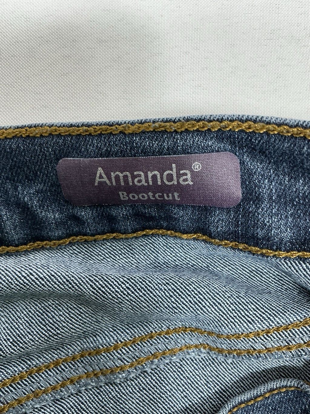 Gloria Vanderbilt Woman's Gloria Vanderbilt Amanda Bootcut Blue Jeans Size 16 Size 38" / US 16 / IT 52 - 4 Thumbnail