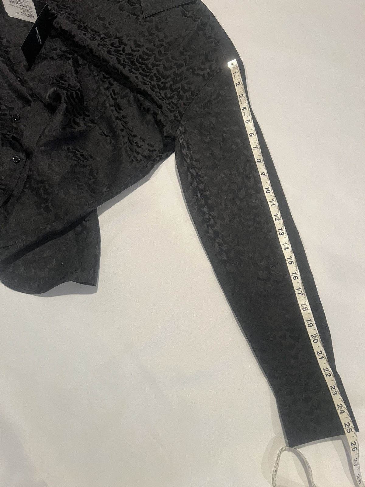 Saint Laurent Paris Saint Laurent men’s silk shirt. 39/15.5/M. $1190 Size US S / EU 44-46 / 1 - 6 Thumbnail