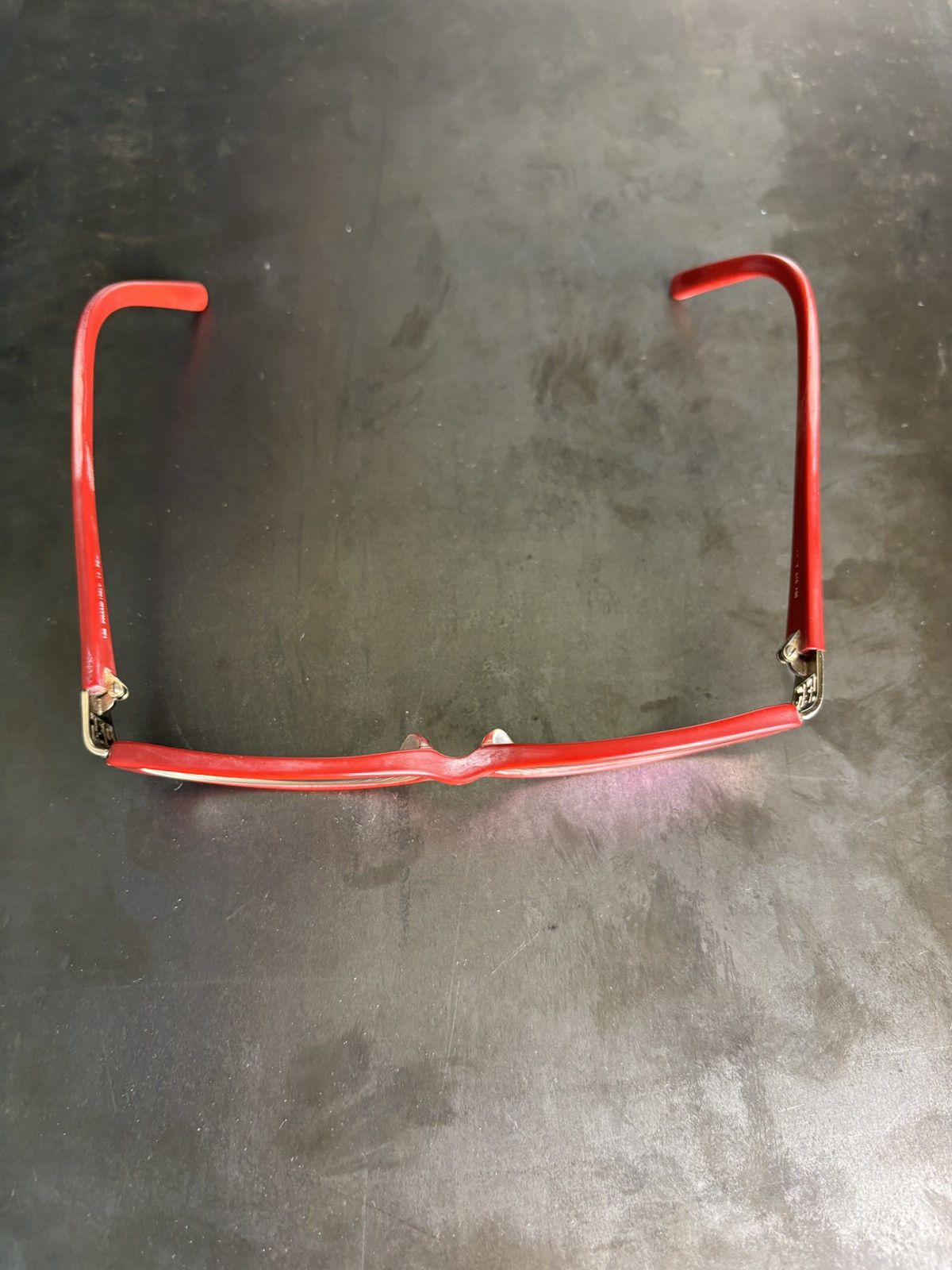 Fendi 2006 Fendi Glasses Vintage Frames F697 Red Y2K Oval Cat Eye Size ONE SIZE - 12 Thumbnail