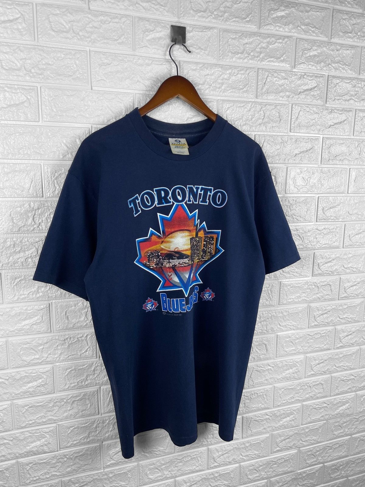 MLB Vintage 2001 Toronto Blue Jays MLB T-Shirt Size US L / EU 52-54 / 3 - 2 Thumbnail