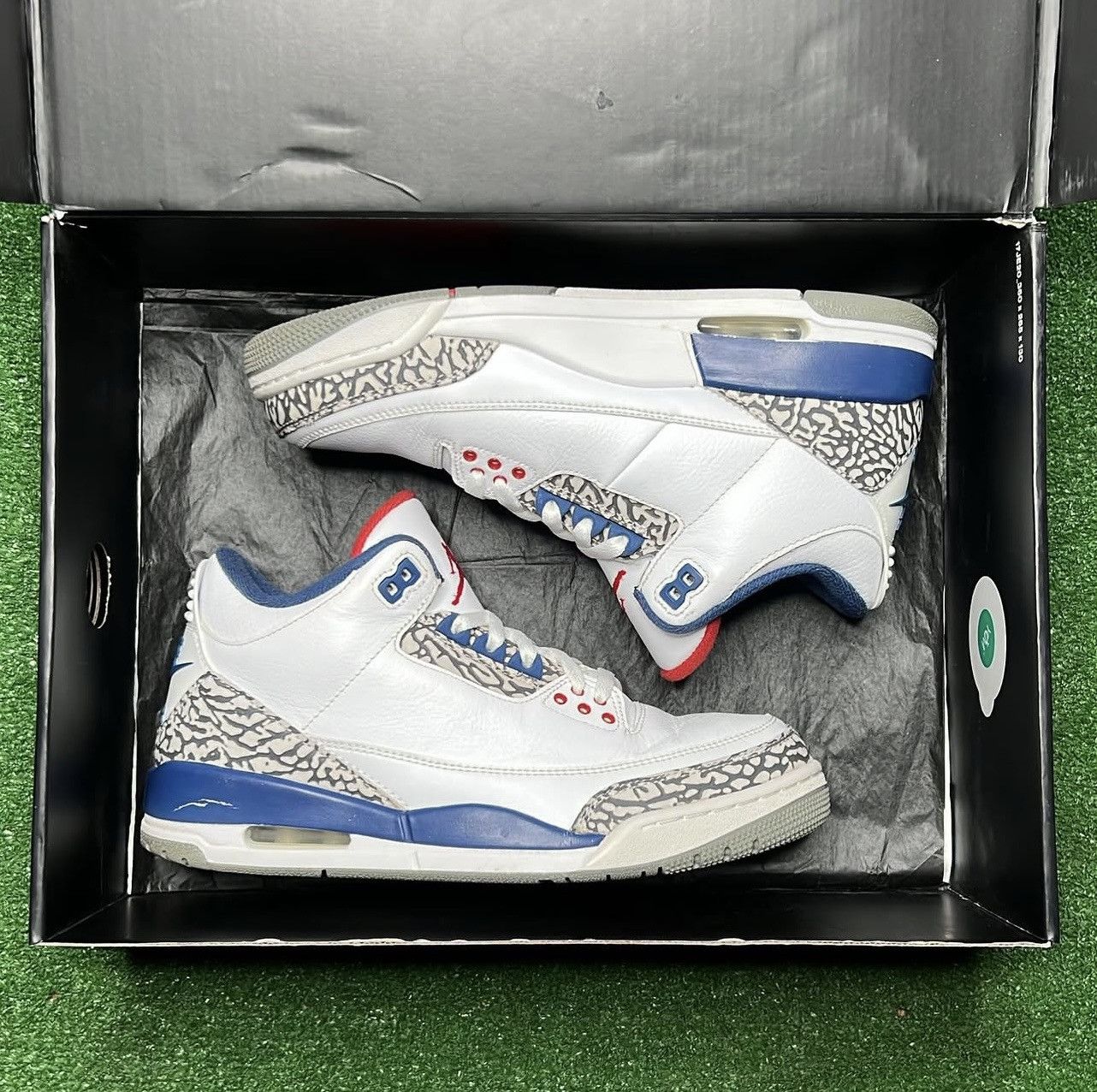 Jordan Brand Air Jordan 3 Retro OG ‘True Blue’ 2016 Size US 8 / EU 41 - 2 Thumbnail