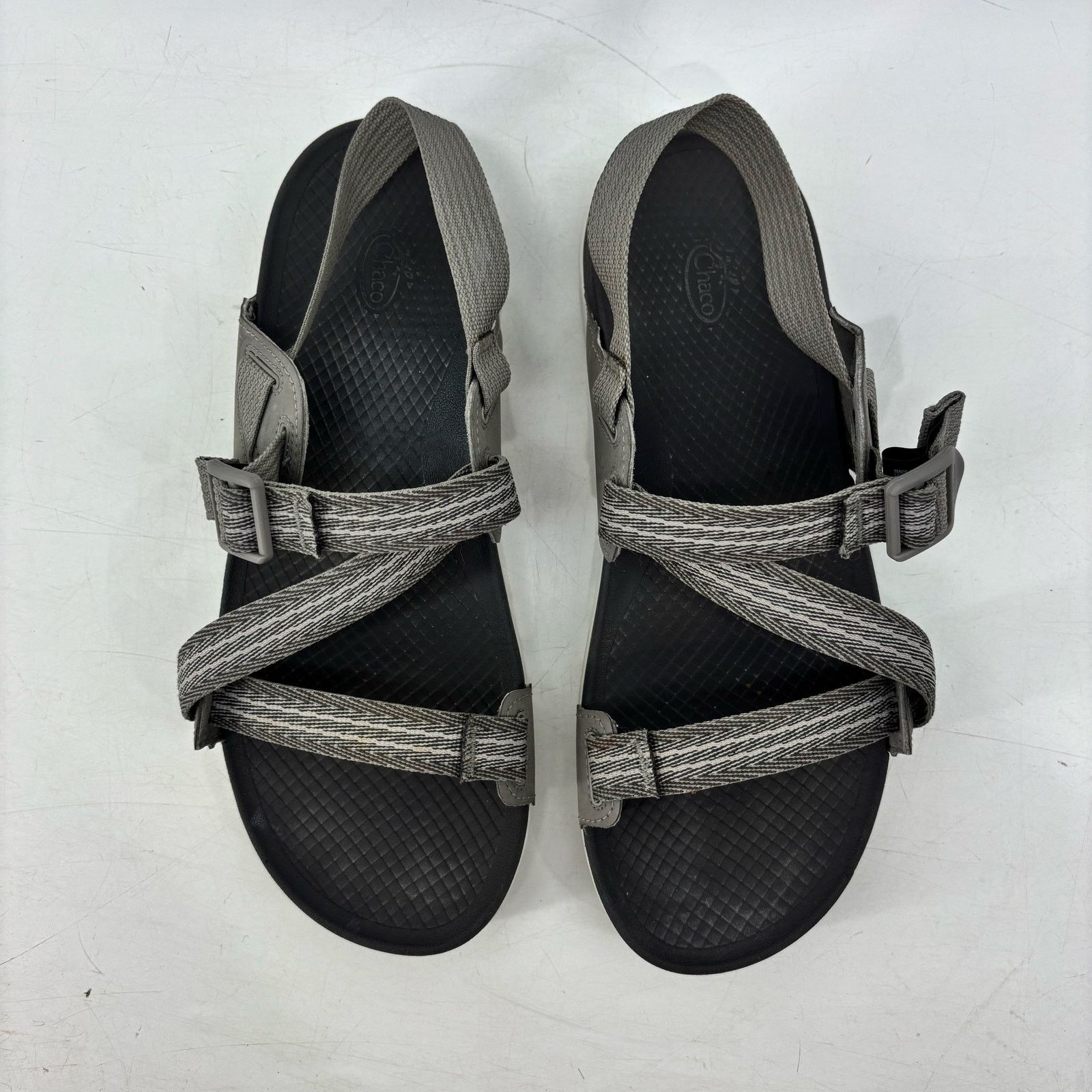 Chaco Chaco Womens Size 9 Lowdown Pully Gray Strappy Sandals Size US 9 / IT 39 - 3 Thumbnail