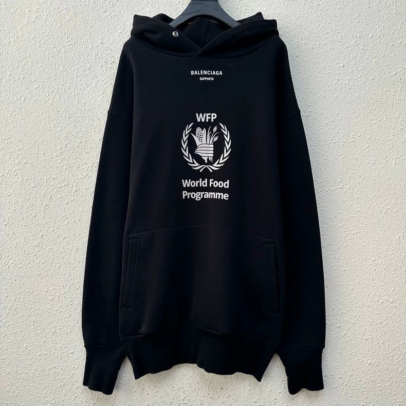Balenciaga Balenciaga WFP Food Program Hoodie - dmc Size US S / EU 44-46 / 1 - 1 Thumbnail