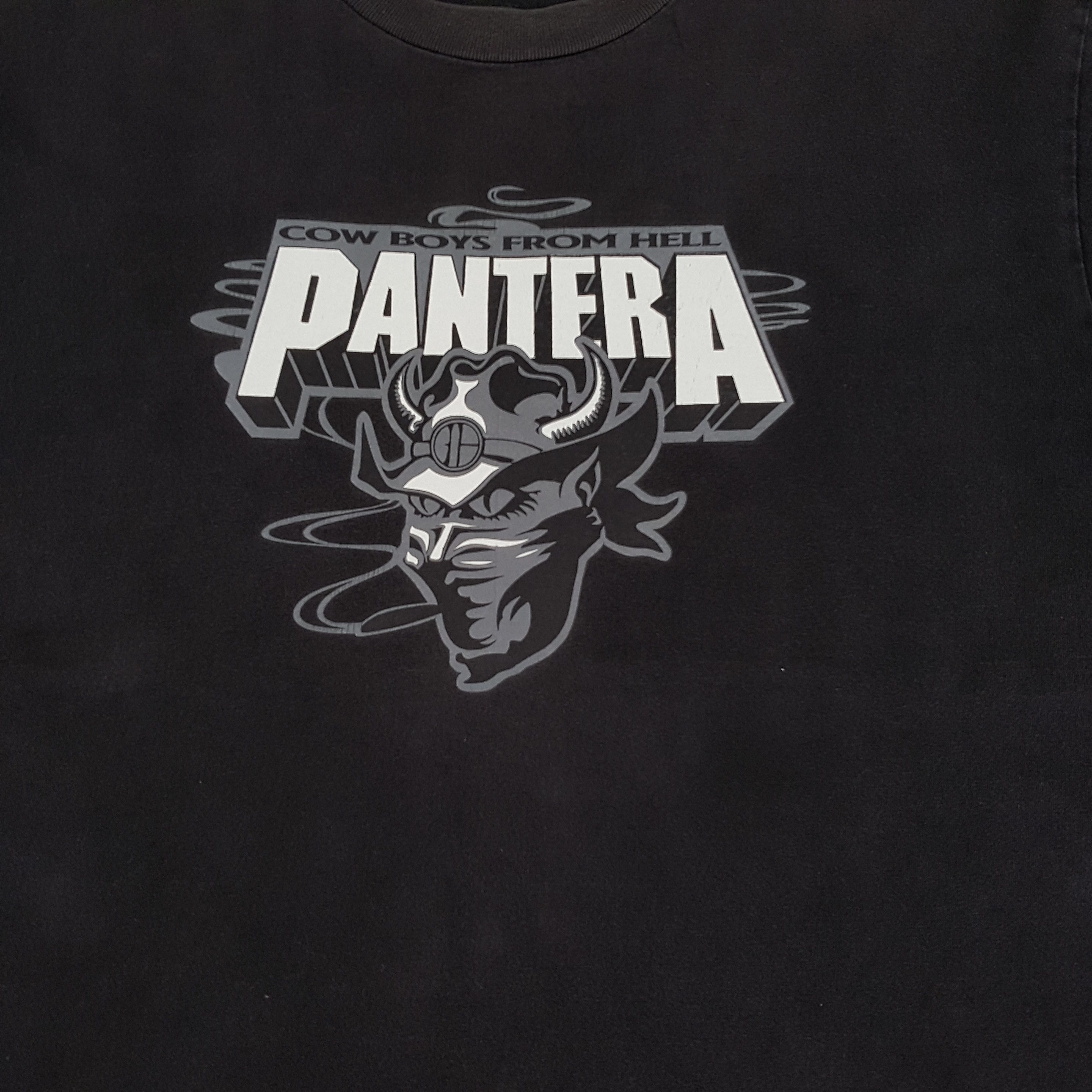 Band Tees × Vintage Vintage PANTERA Cowboy From Hell Band T-shirts Size US L / EU 52-54 / 3 - 2 Thumbnail