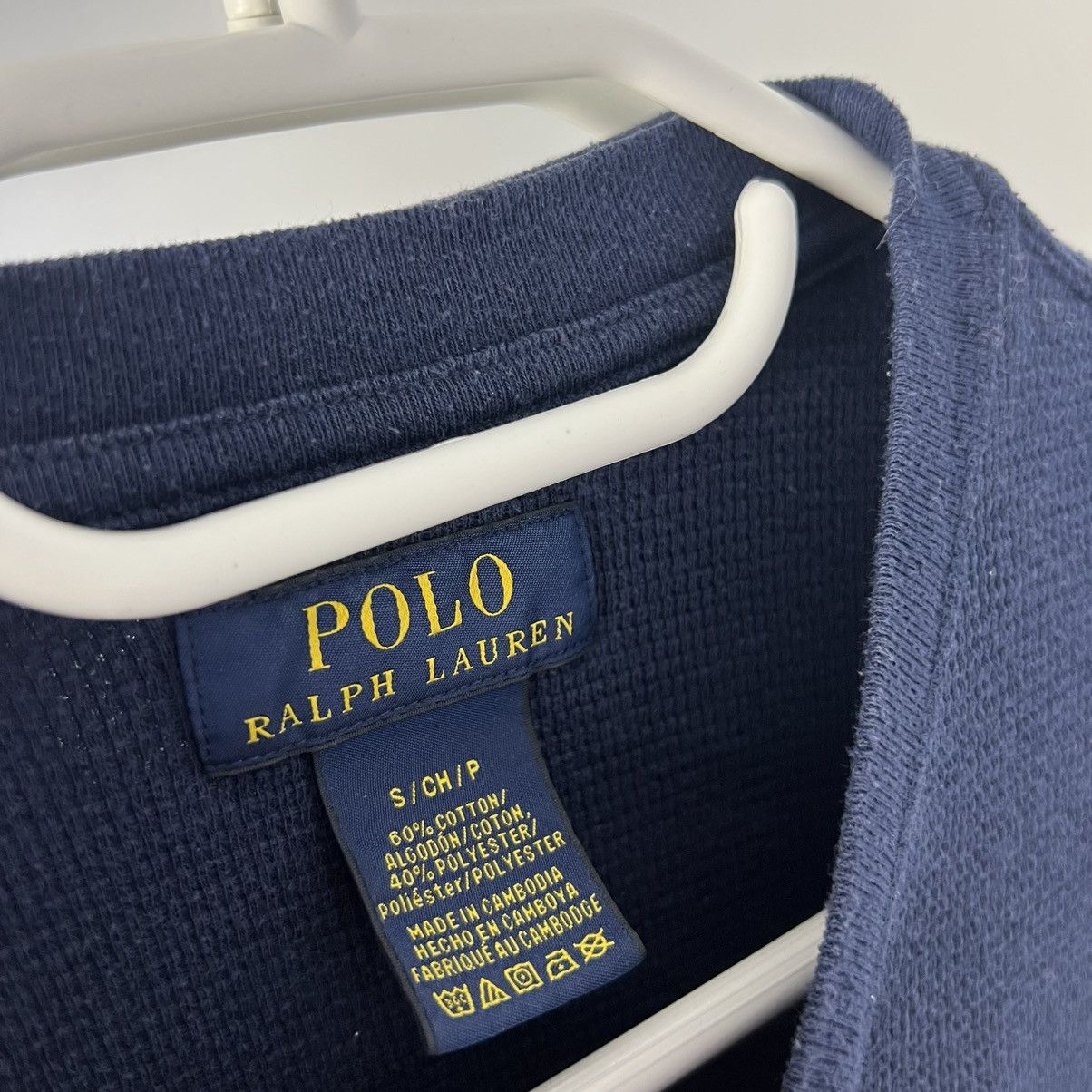 Polo Ralph Lauren Luxury Polo Ralph Lauren Waffle Long Sleeve Size US S / EU 44-46 / 1 - 4 Thumbnail