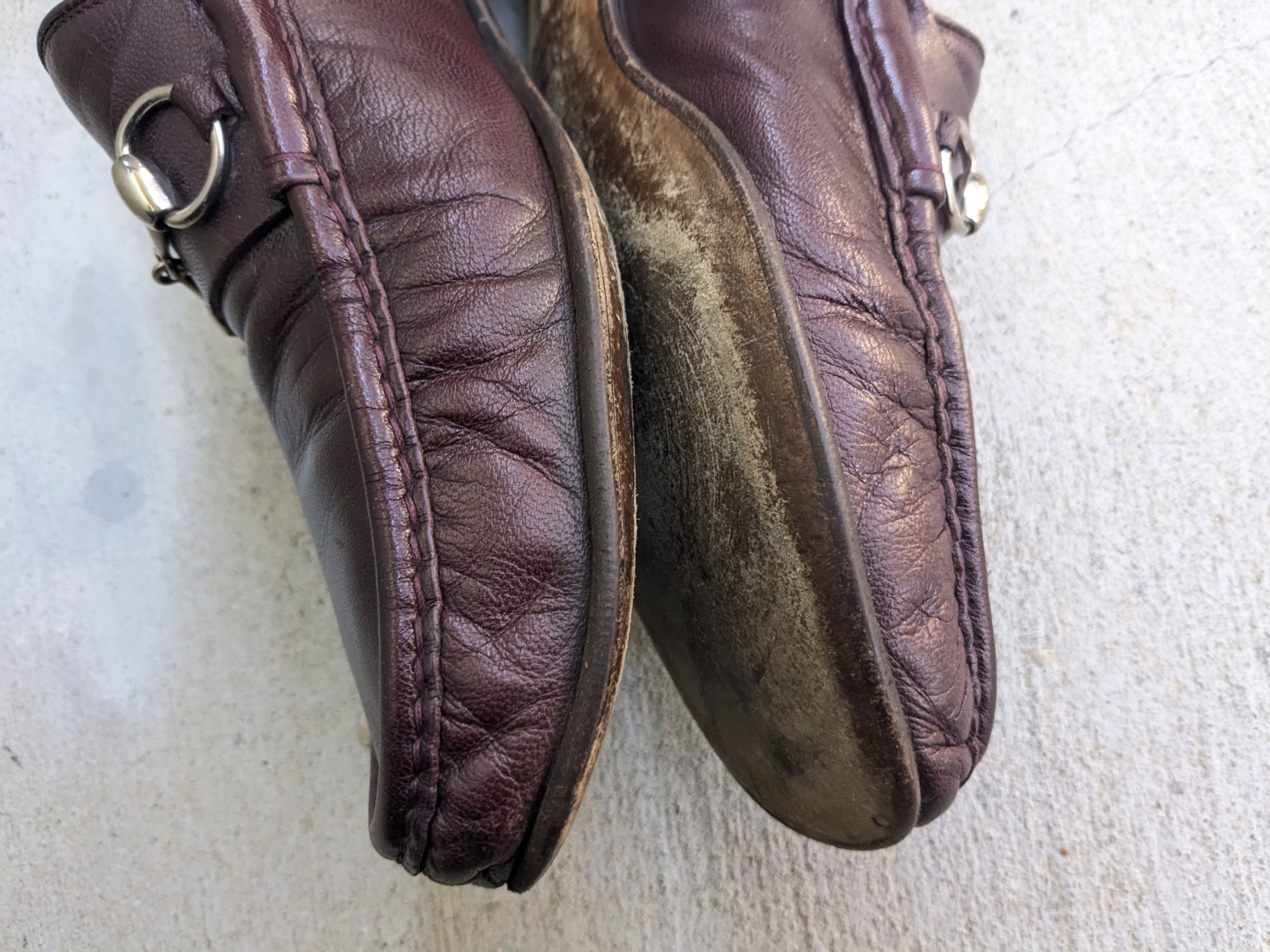 Gucci Gucci Horsebit Loafers Burgundy Leather 10.5 Size US 10.5 / EU 43-44 - 6 Thumbnail
