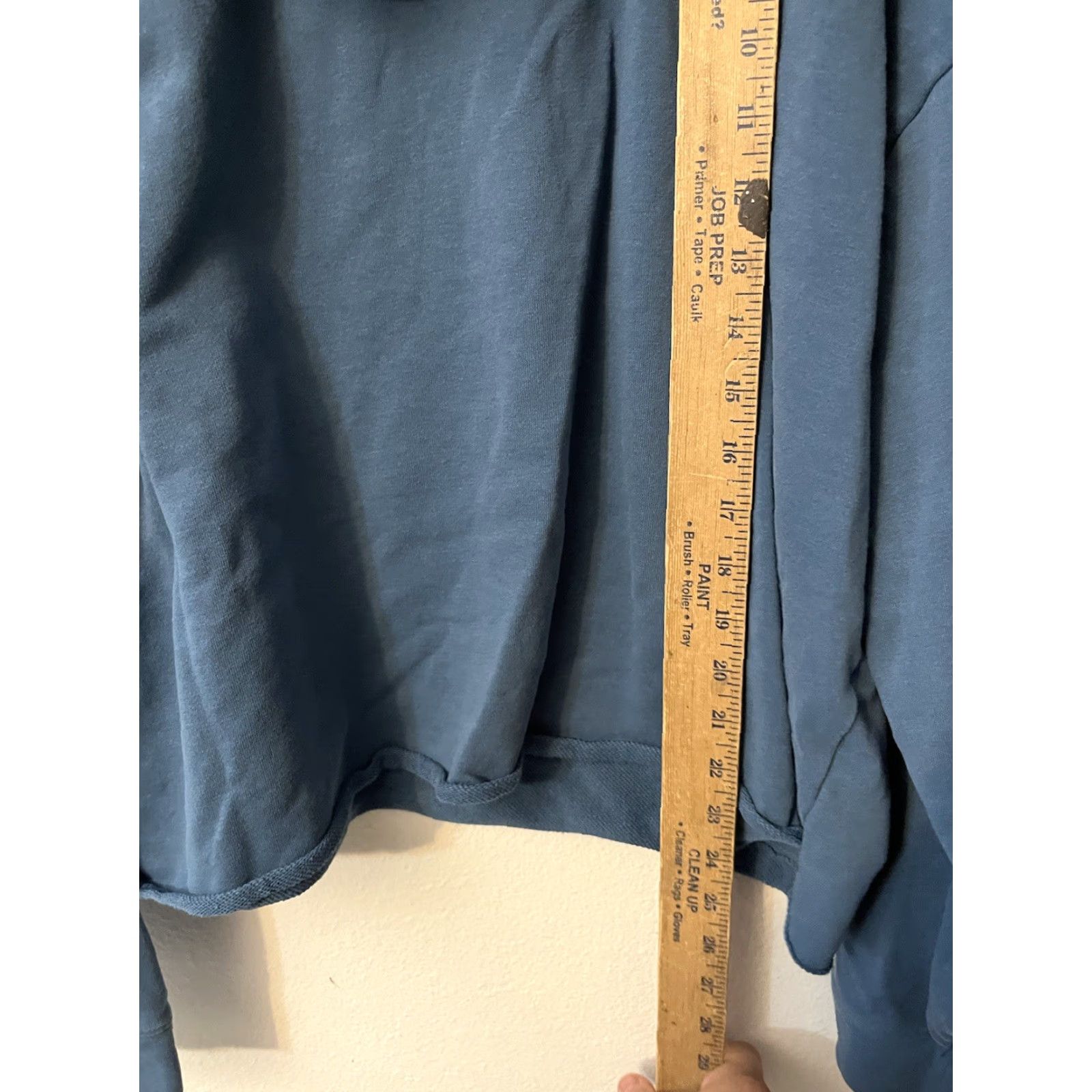 Under Armour Under Armour Hoodie Size Large Blue Cropped Logo Fleece Womens Size L / US 10 / IT 46 - 5 Thumbnail