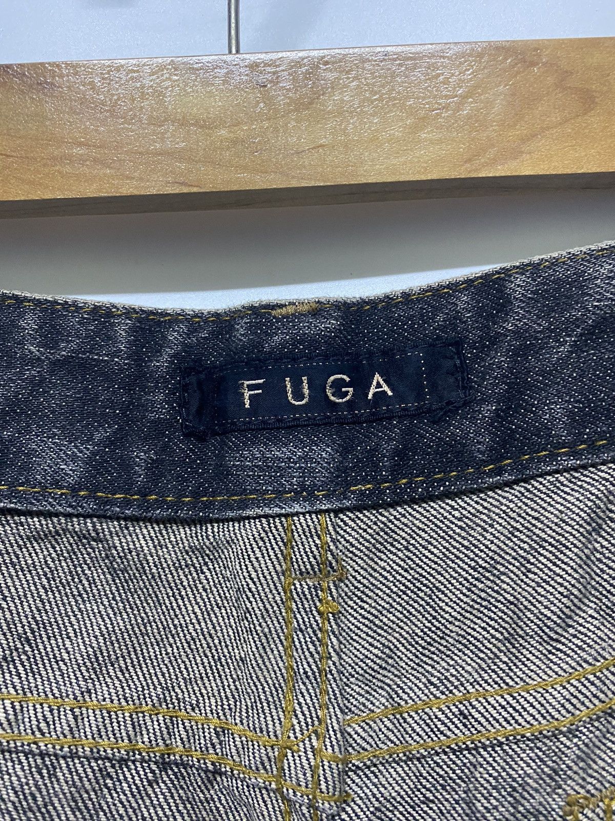 Designer × Japanese Brand FUGA DISTRESSED JEANS FLARED BOOTCUT DENIM PANT Size 30" / US 8 / IT 44 - 13 Thumbnail