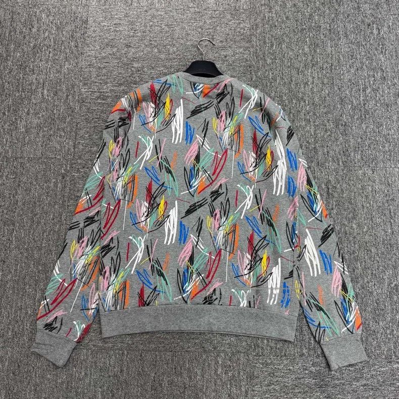 Dior Dior Sweatshirt with colourful lines Size US L / EU 52-54 / 3 - 5 Thumbnail