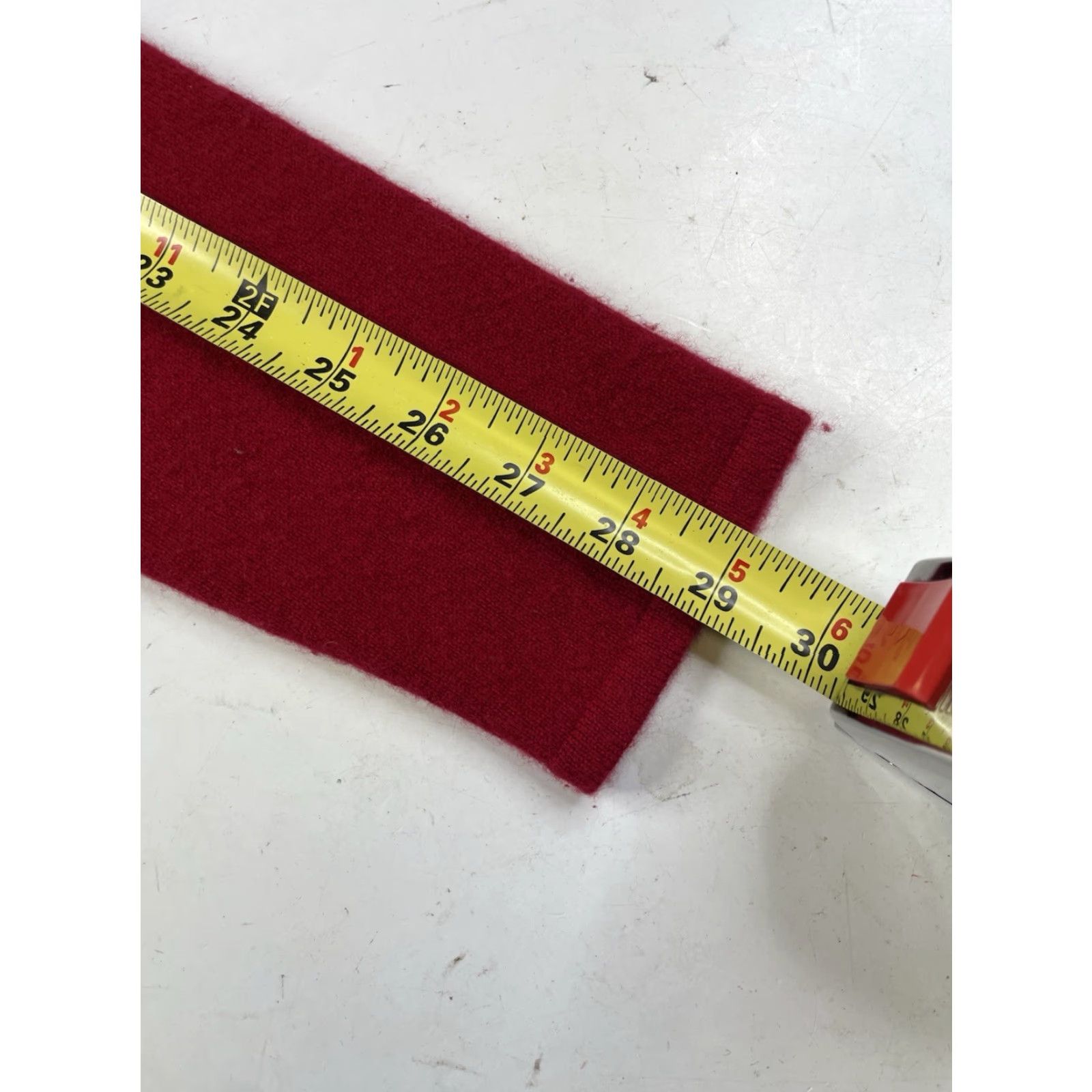 Bloomingdale's C by Bloomingdales Sweater Women Medium Red Cashmere Cardigan Blazer Jacket Size M / US 6-8 / IT 42-44 - 4 Thumbnail