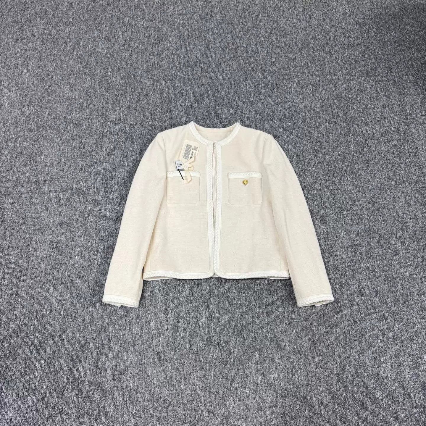Celine Celine Cream Short Blazer 34 99 New Size XXS / US 00 / IT 34 - 1 Thumbnail