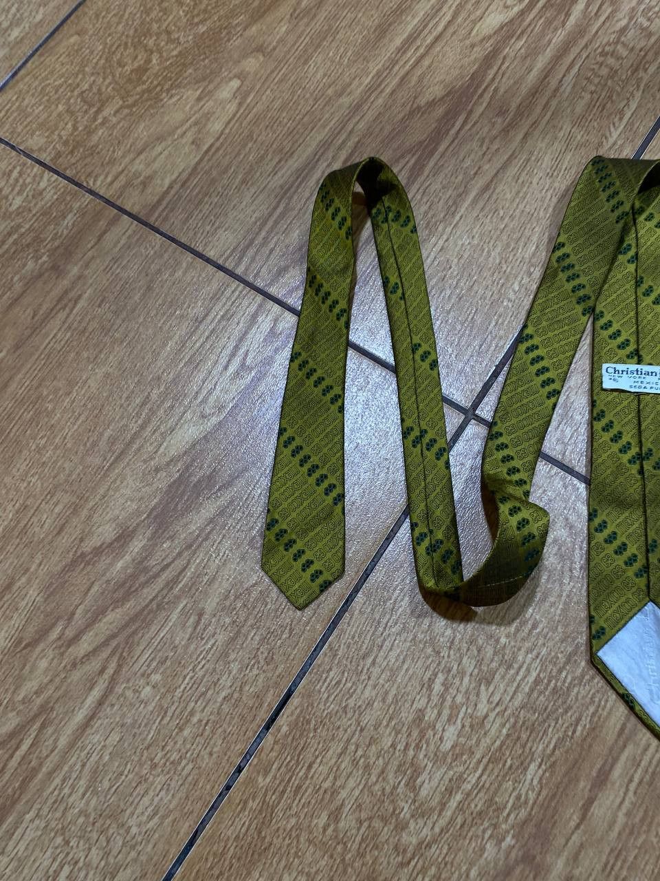 Dior Vintage Christian Dior Monsieur Silk Tie Size ONE SIZE - 4 Thumbnail
