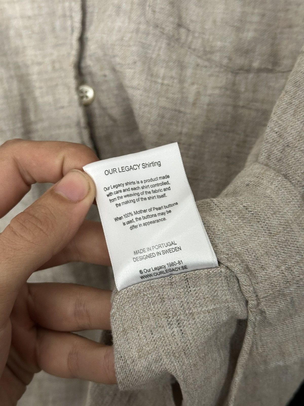 Our Legacy Our Legacy Shirt Button Up Long Sleeve Size US S / EU 44-46 / 1 - 13 Thumbnail